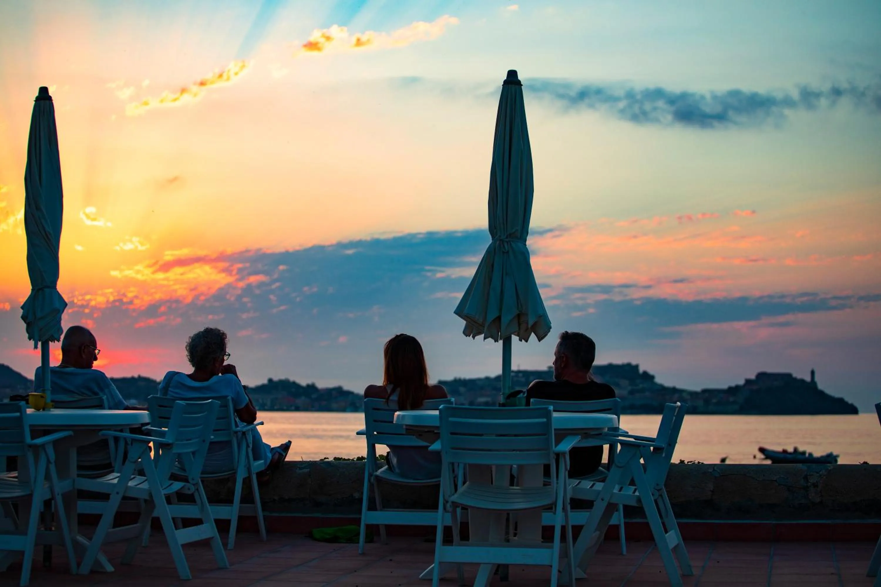 Sunset in Hotel Fabricia