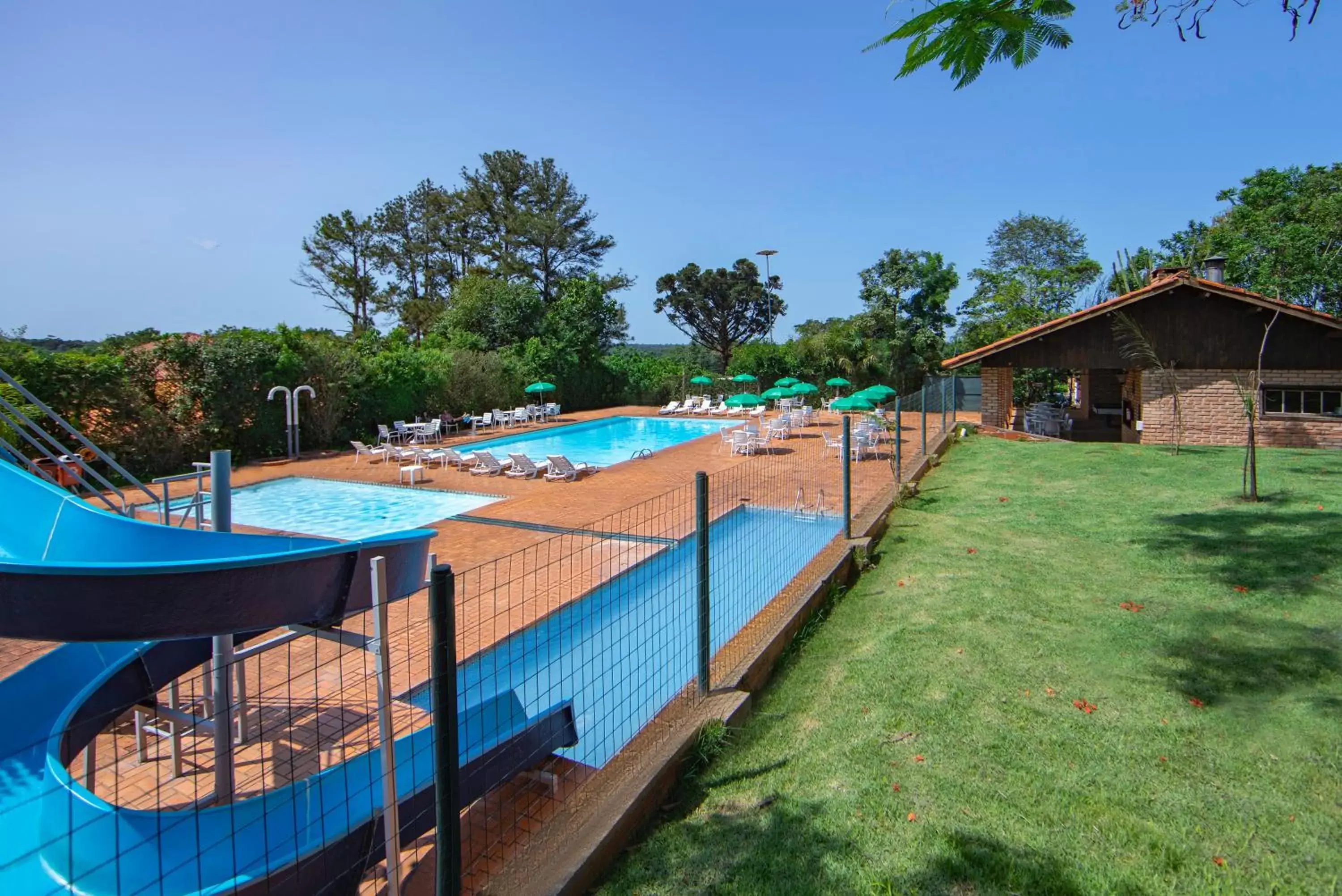 Pool view in Hotel Colonial Iguaçu Pool view in Hotel Colonial Iguaçu