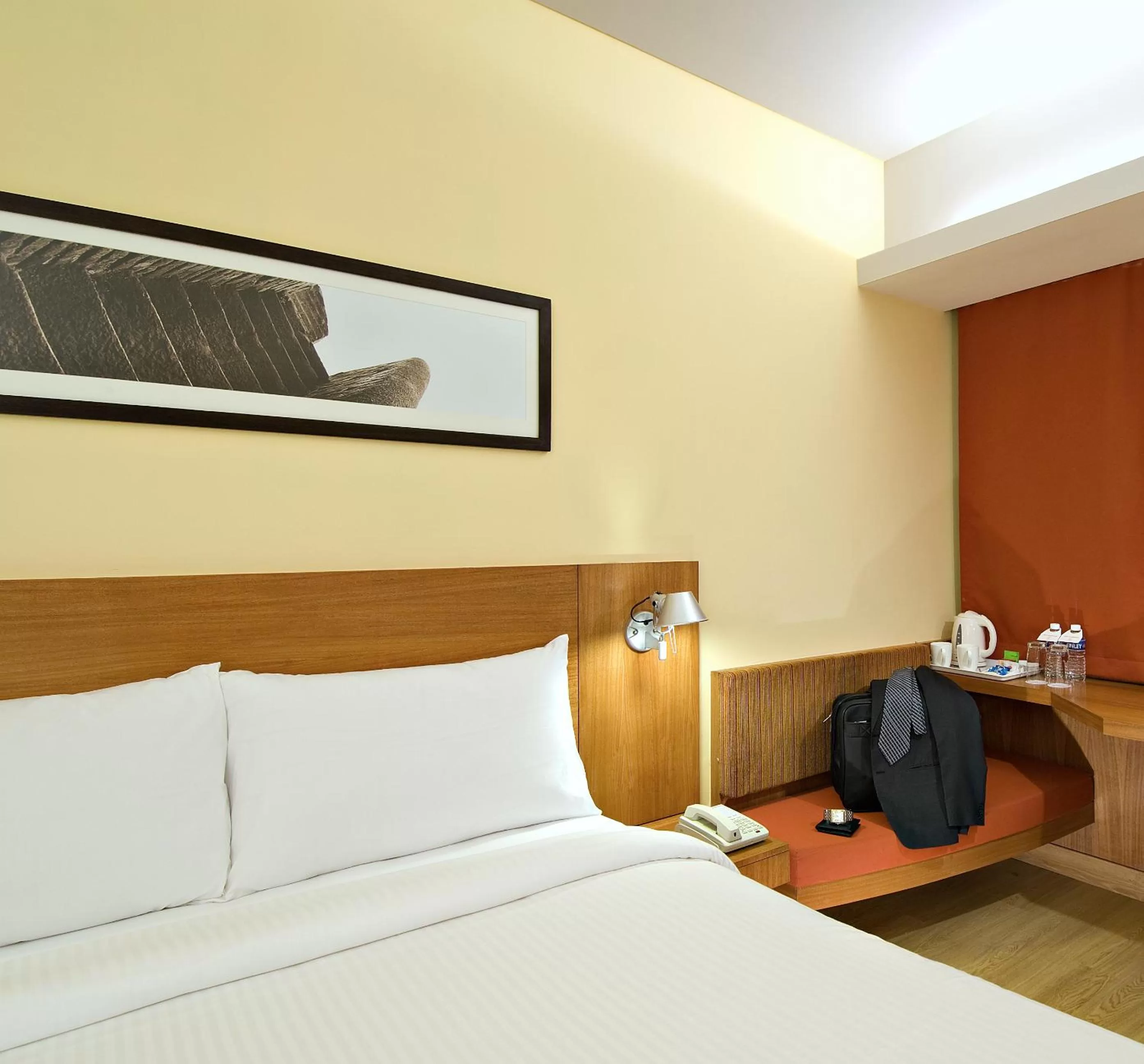 Decorative detail, Bed in ibis Navi Mumbai - An Accor Brand