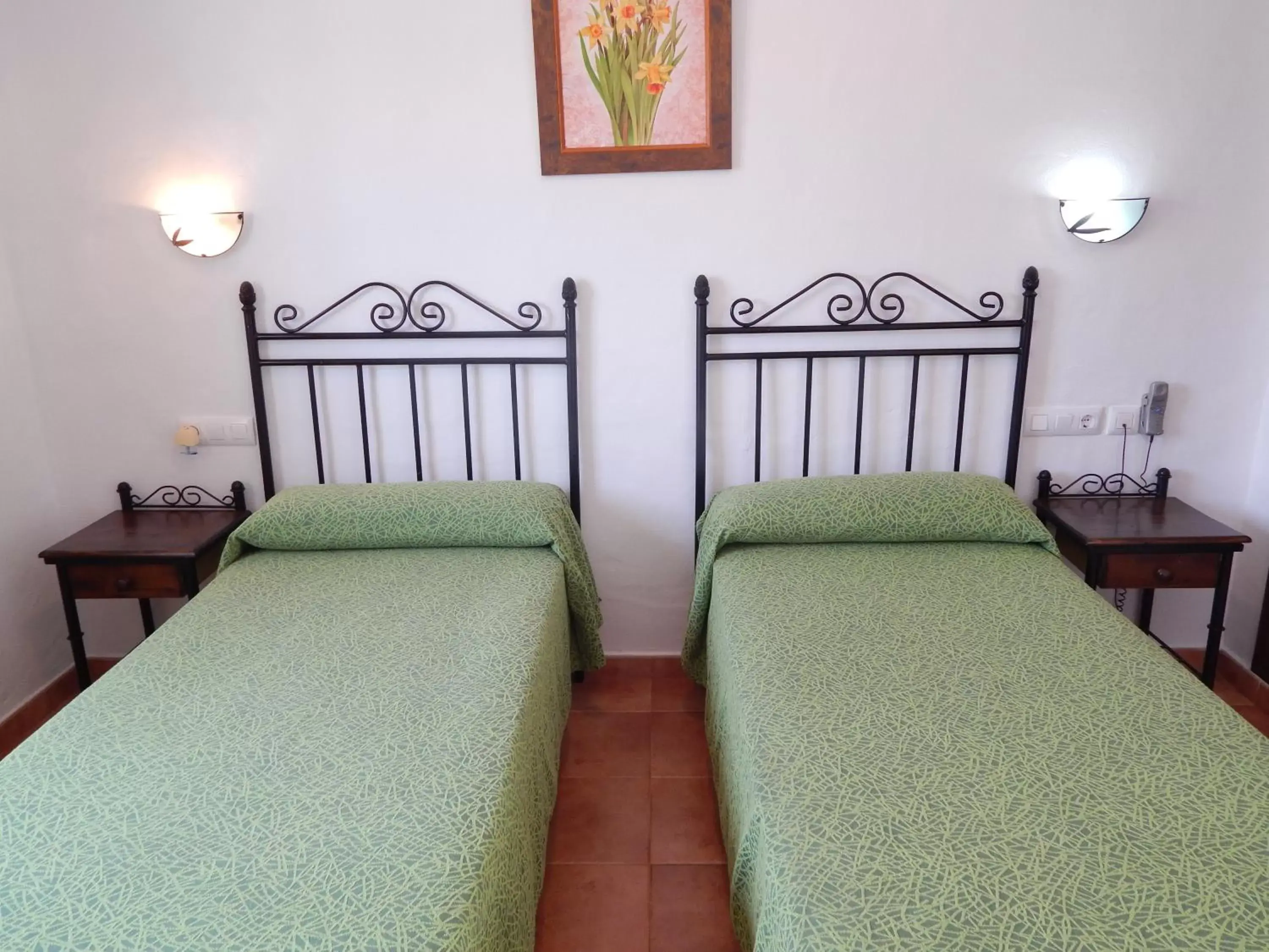Bed in Hotel Cortijo Los Gallos