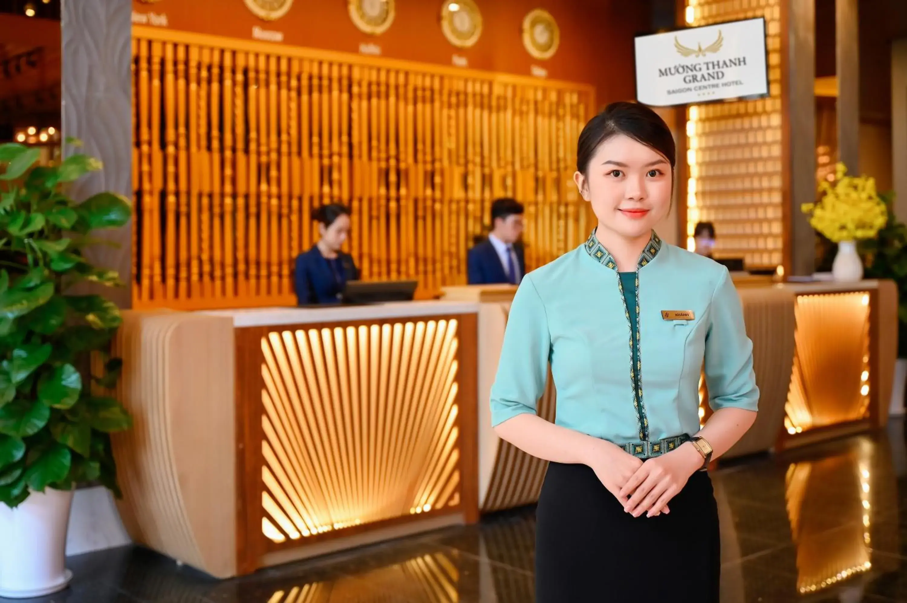 Staff in Muong Thanh Grand Saigon Centre Hotel