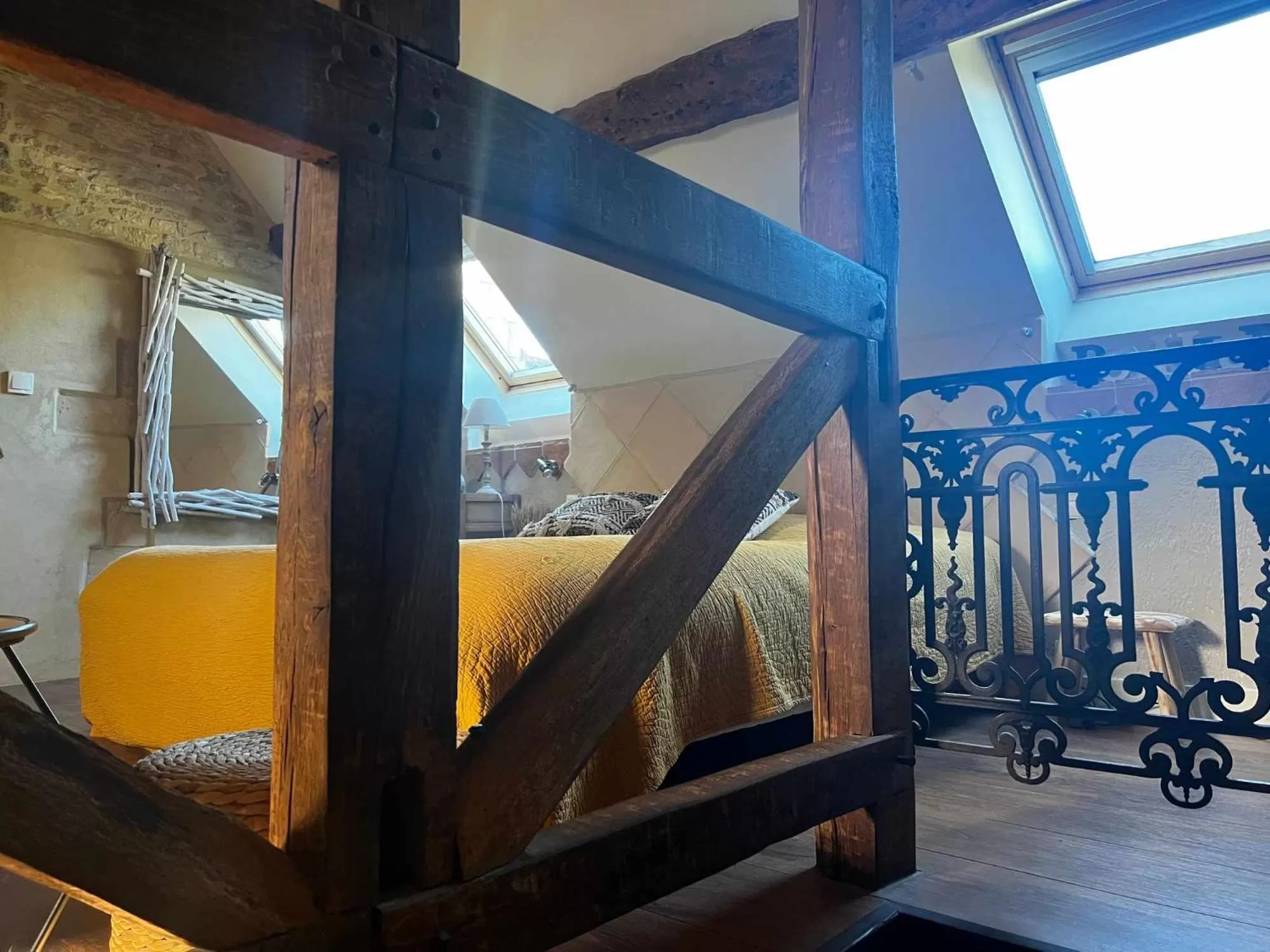 Bed in Le mas Normand