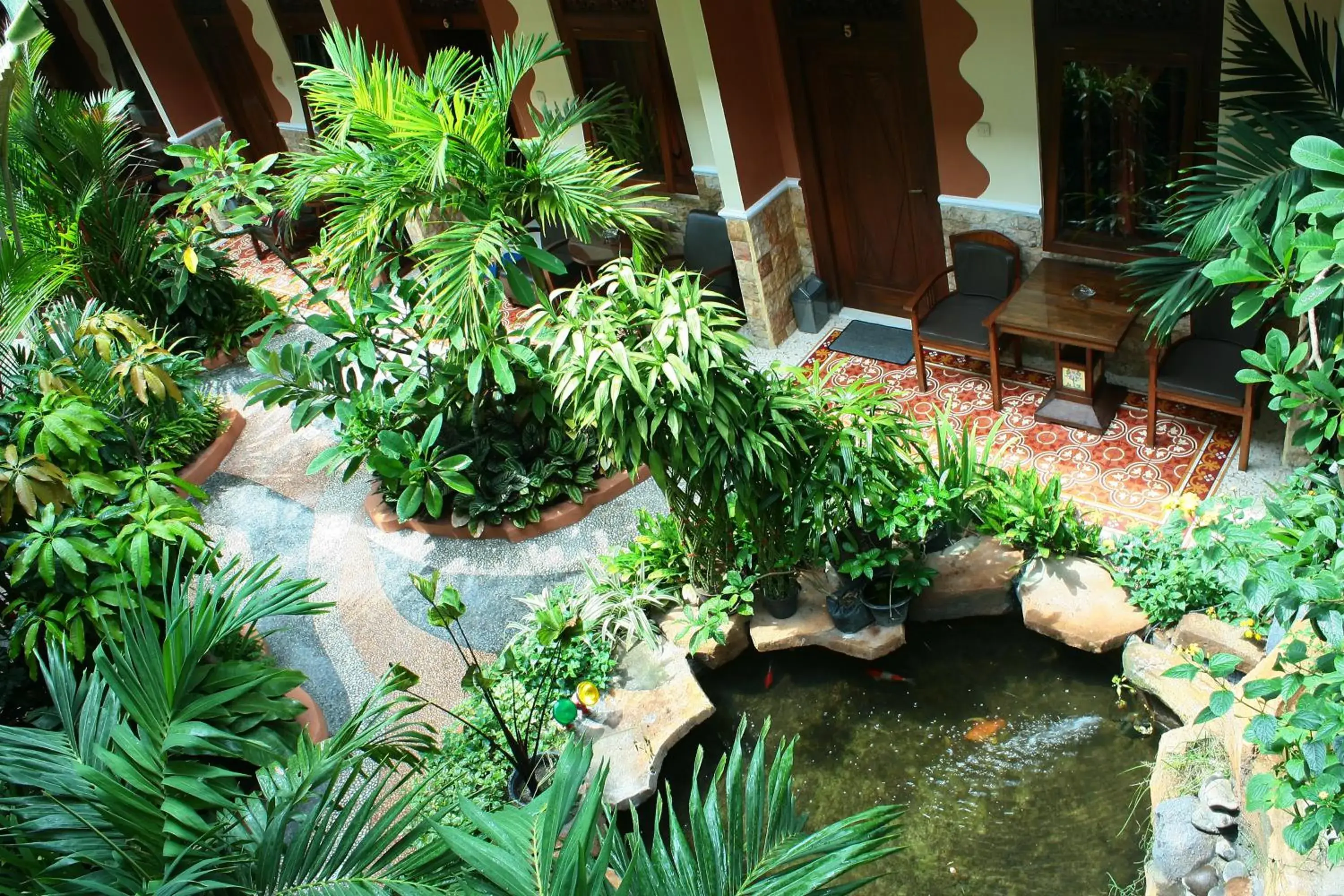Garden view in Hotel 1001 Malam