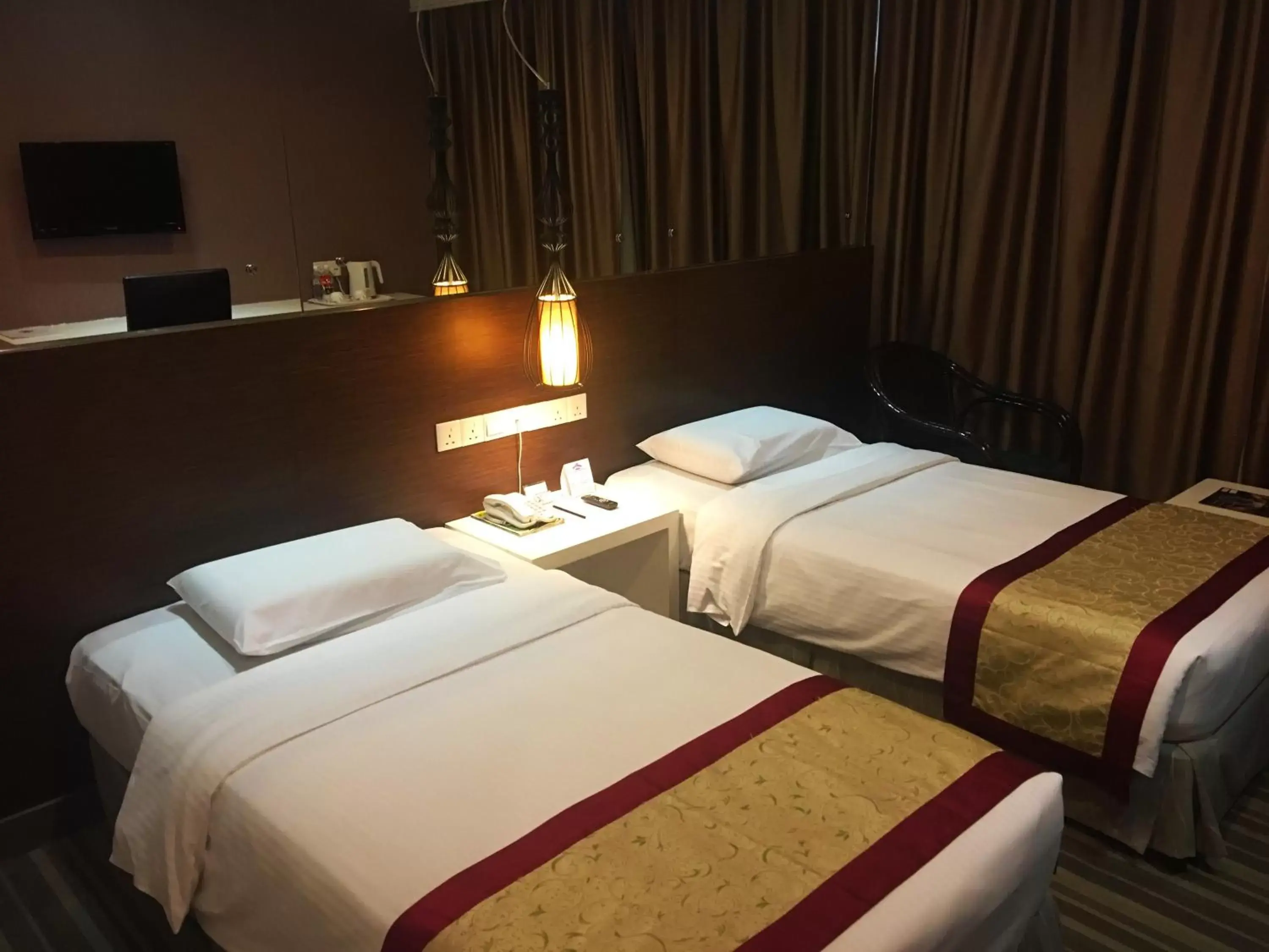 Bedroom, Bed in Hotel Capital Kota Kinabalu