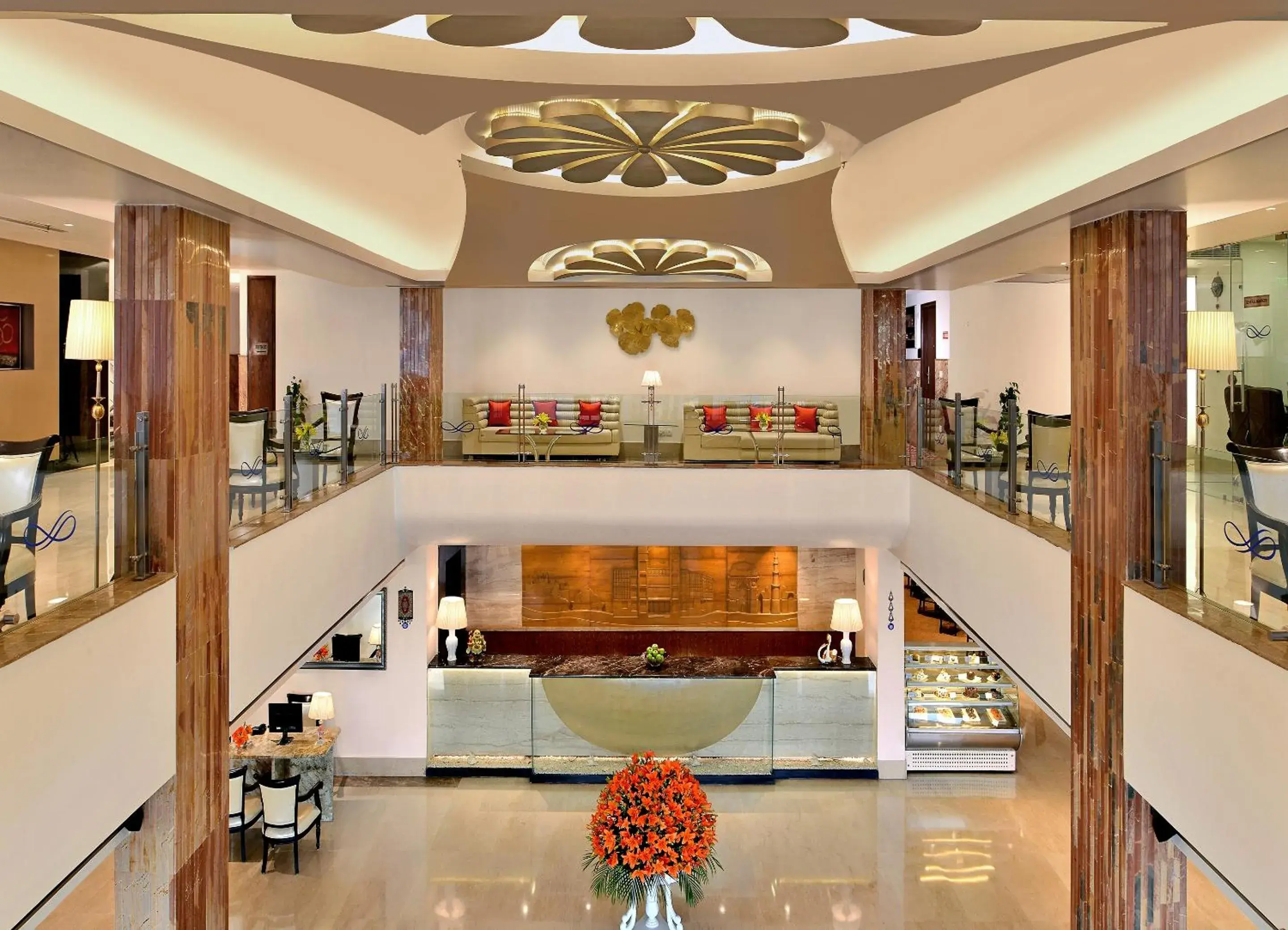 Lobby or reception in Taurus Sarovar Portico Lobby or reception in Taurus Sarovar Portico