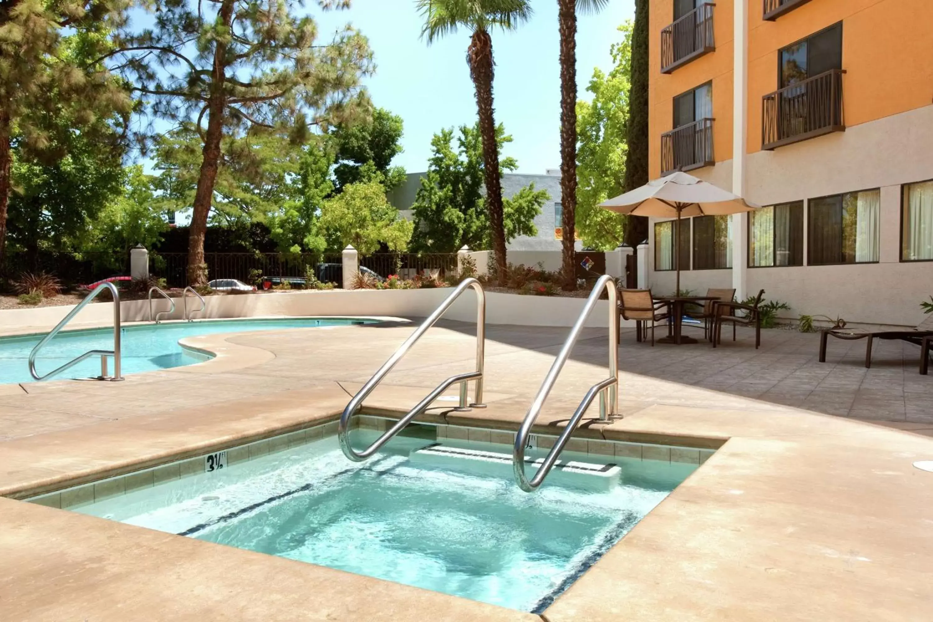 Pool view, Swimming Pool in Hilton Stockton