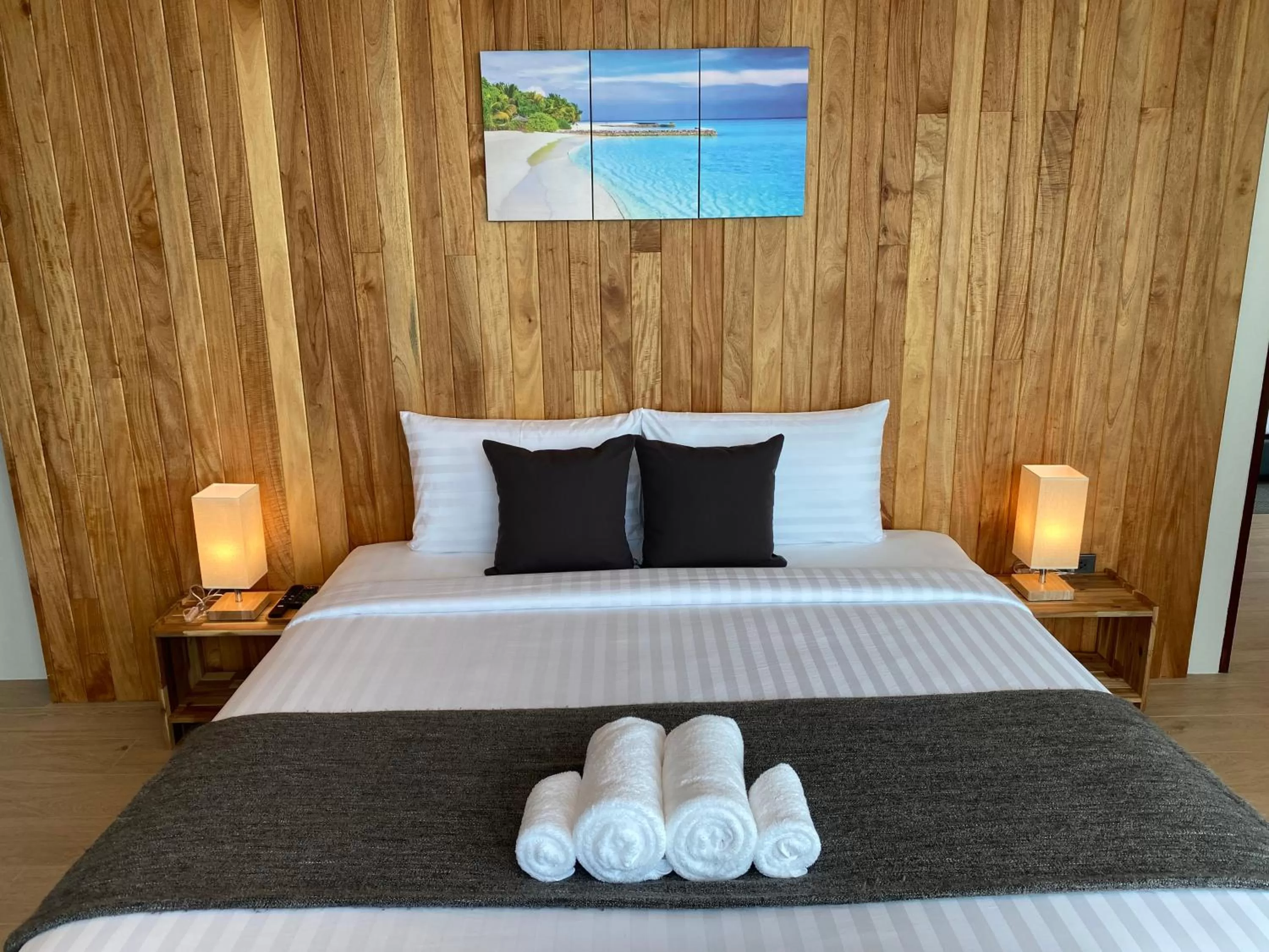 Bed in Ao Luek Panoramic Pool-SHA Plus