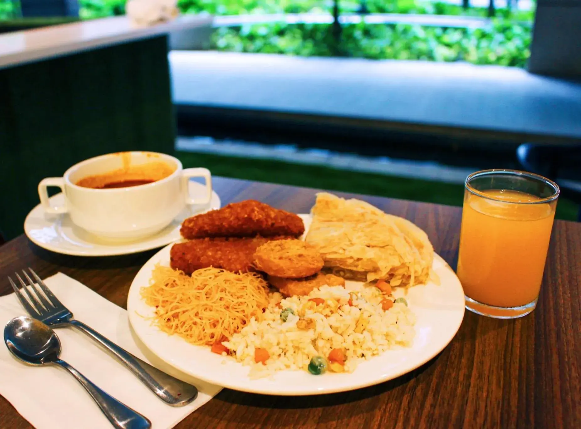 Breakfast in Regalia Upper View Hotel