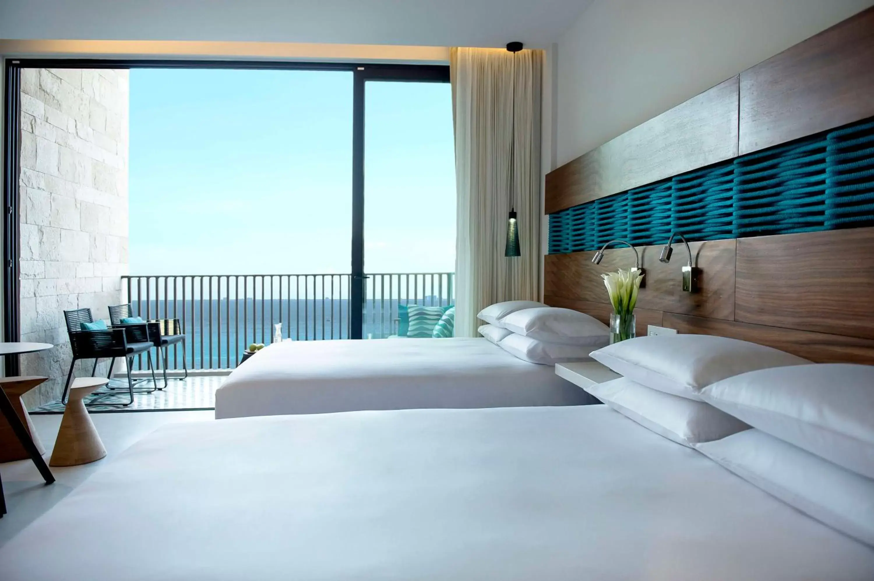 Bedroom, Bed in Grand Hyatt Playa del Carmen Resort