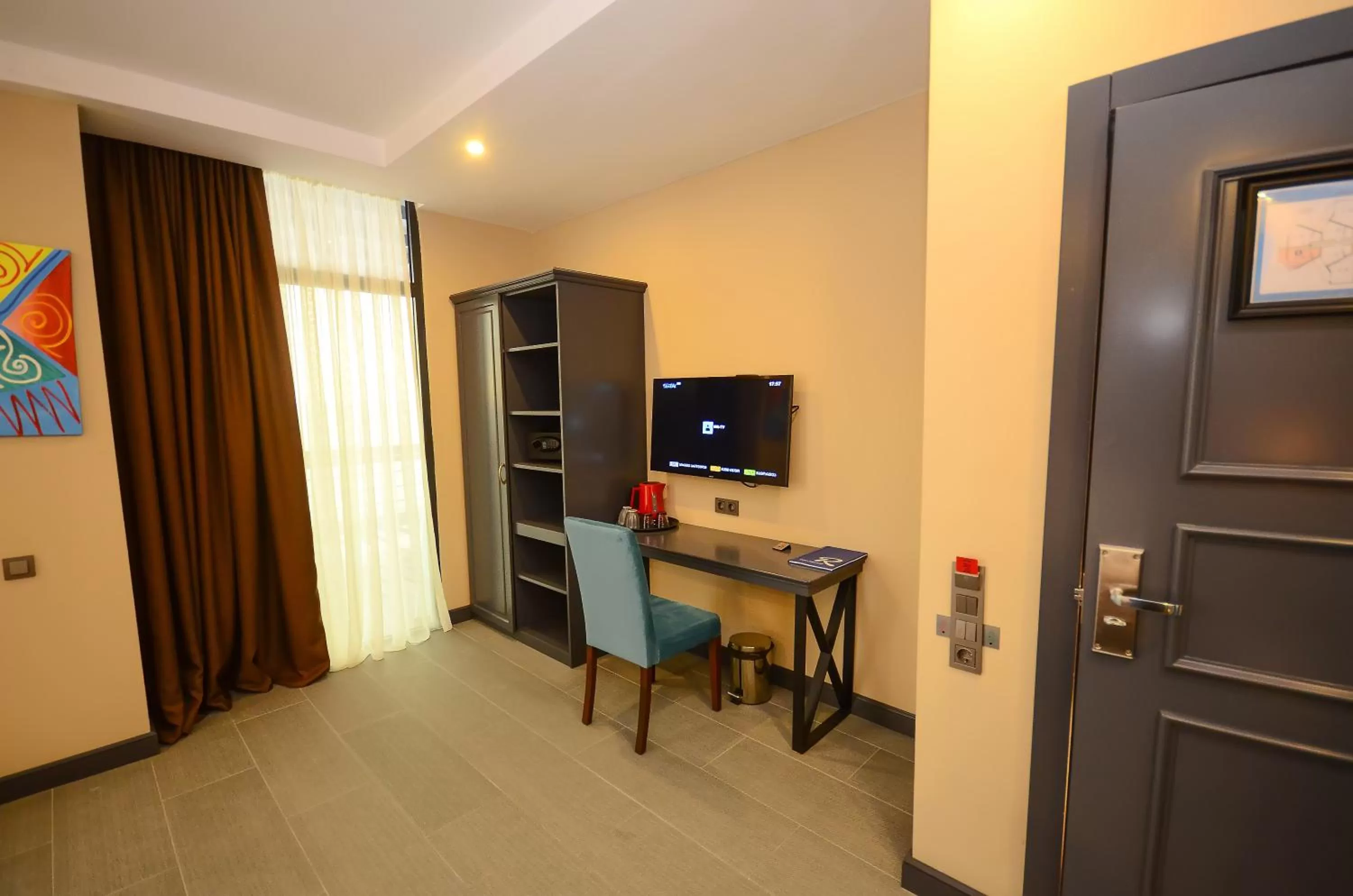 Communal lounge/ TV room in Batumi Palm Hotel