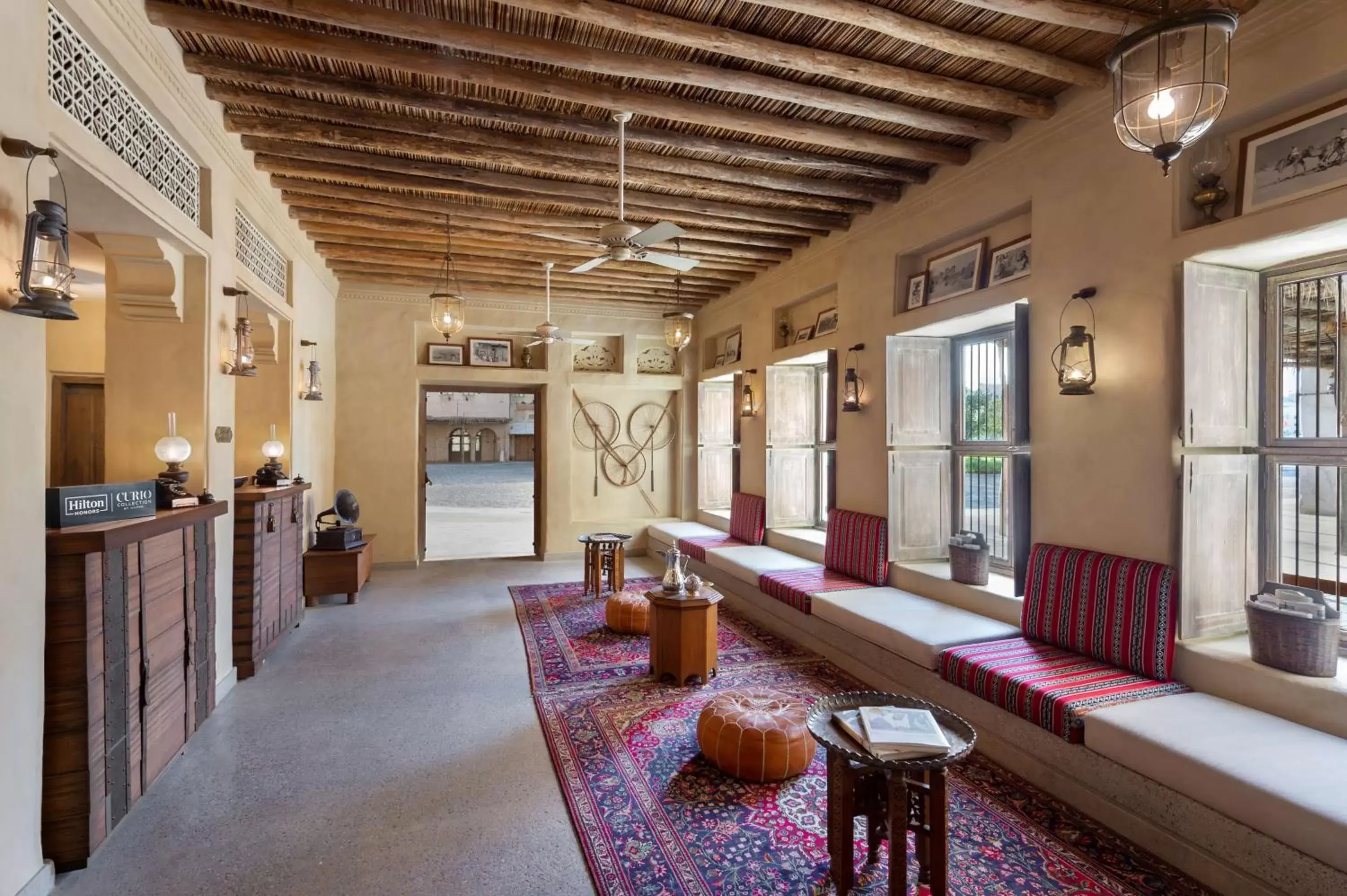 Lobby or reception in Al Seef Heritage Hotel Dubai, Curio Collection by Hilton Lobby or reception in Al Seef Heritage Hotel Dubai, Curio Collection by Hilton