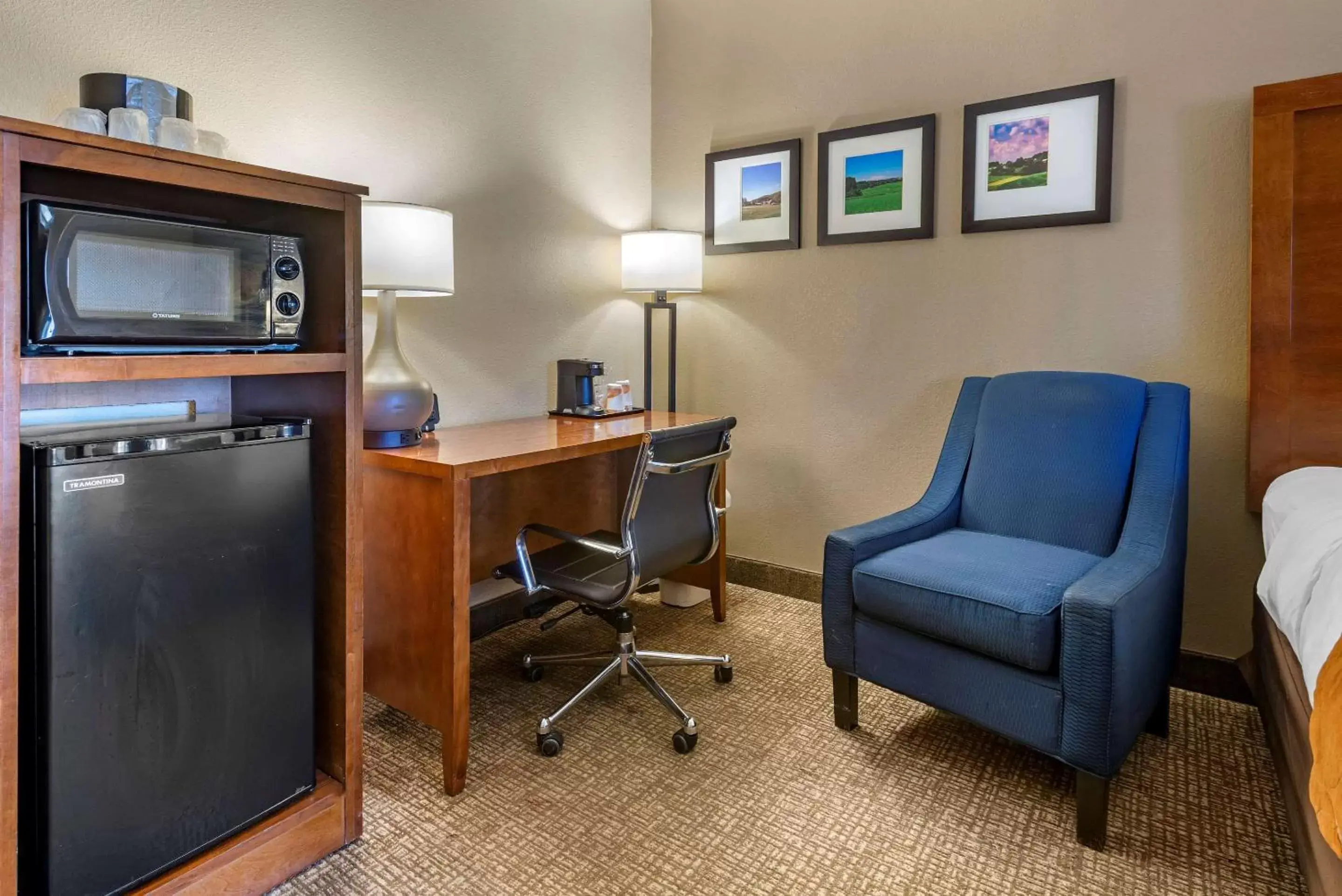 Photo of the whole room in Comfort Suites Bethlehem Near Lehigh University and LVI Airport