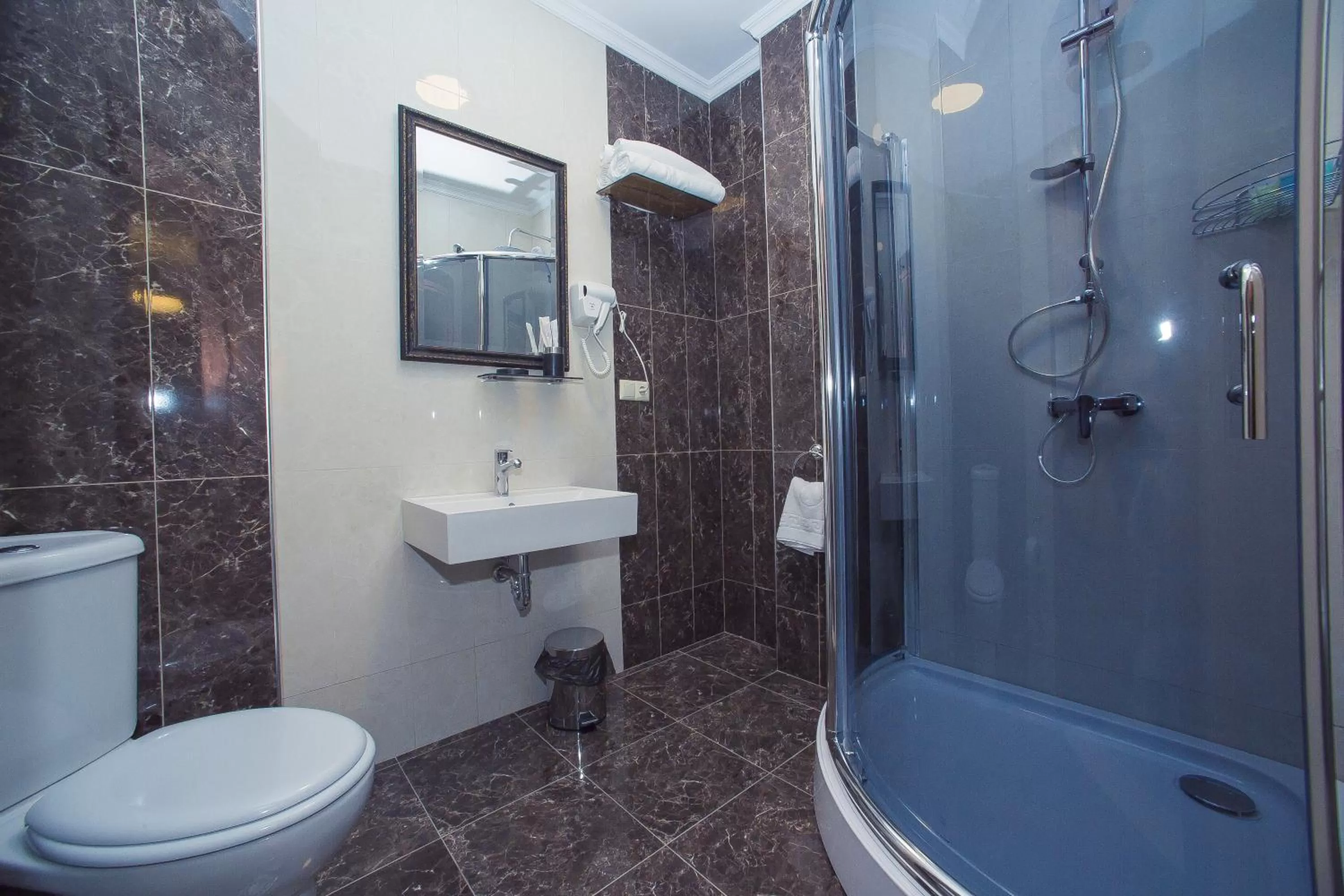 Shower in Royal Venezia Hotel