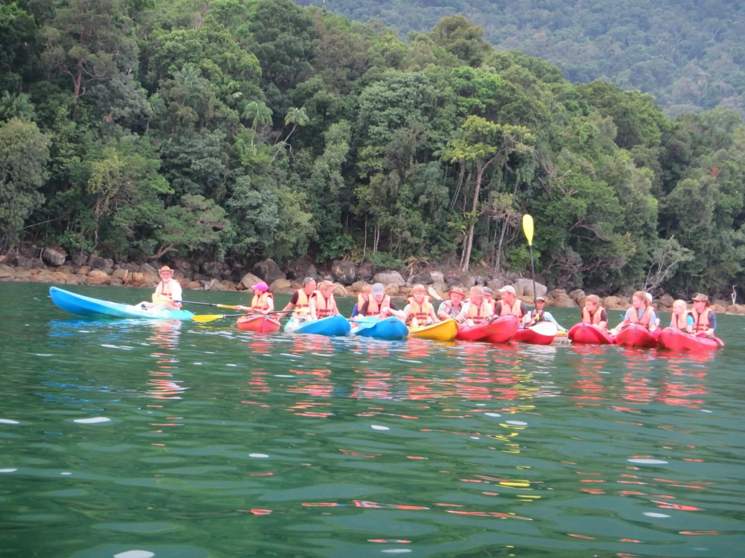 Canoeing in Permai Rainforest Resort