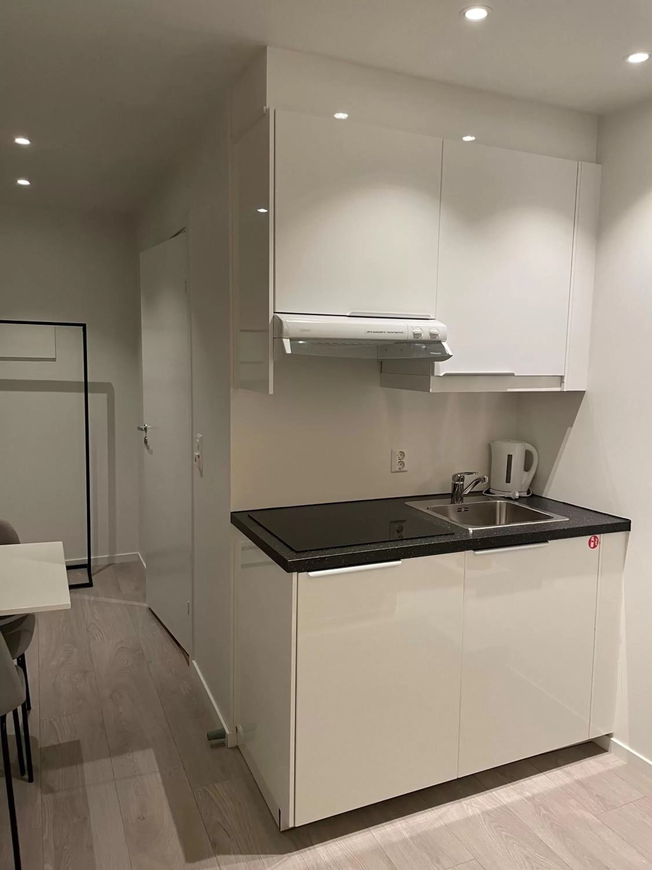 Kitchen or kitchenette in Magic Hotel & Apartments Kløverhuset