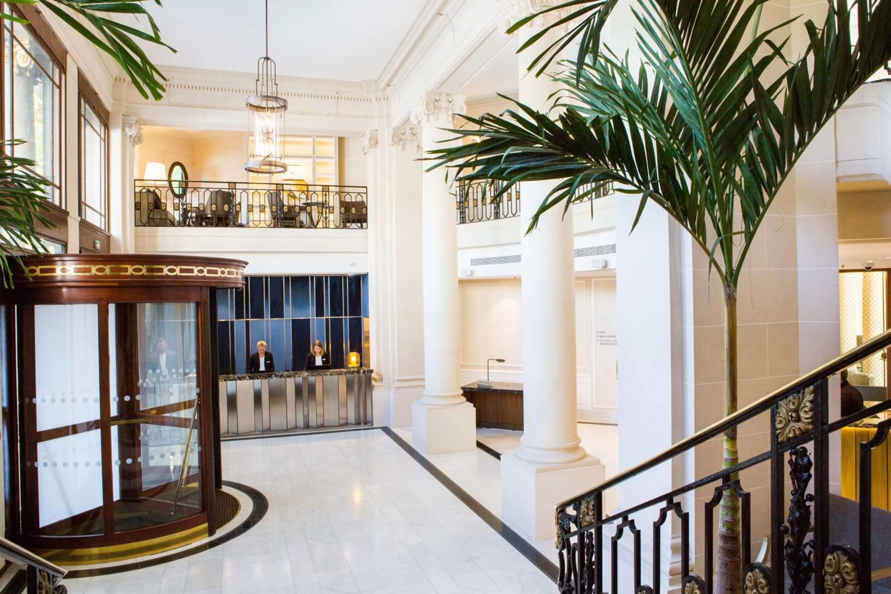 Lobby or reception in Hôtel du Louvre, in The Unbound Collection by Hyatt