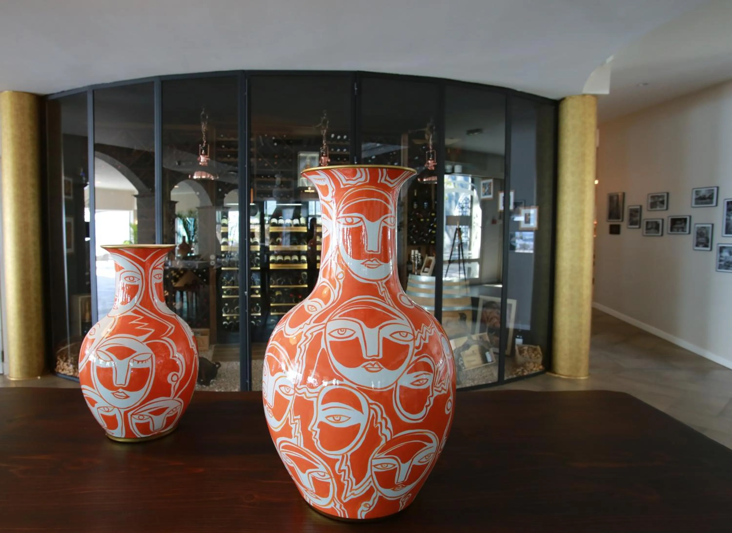 Decorative detail in Hôtel Restaurant Dolce Vita