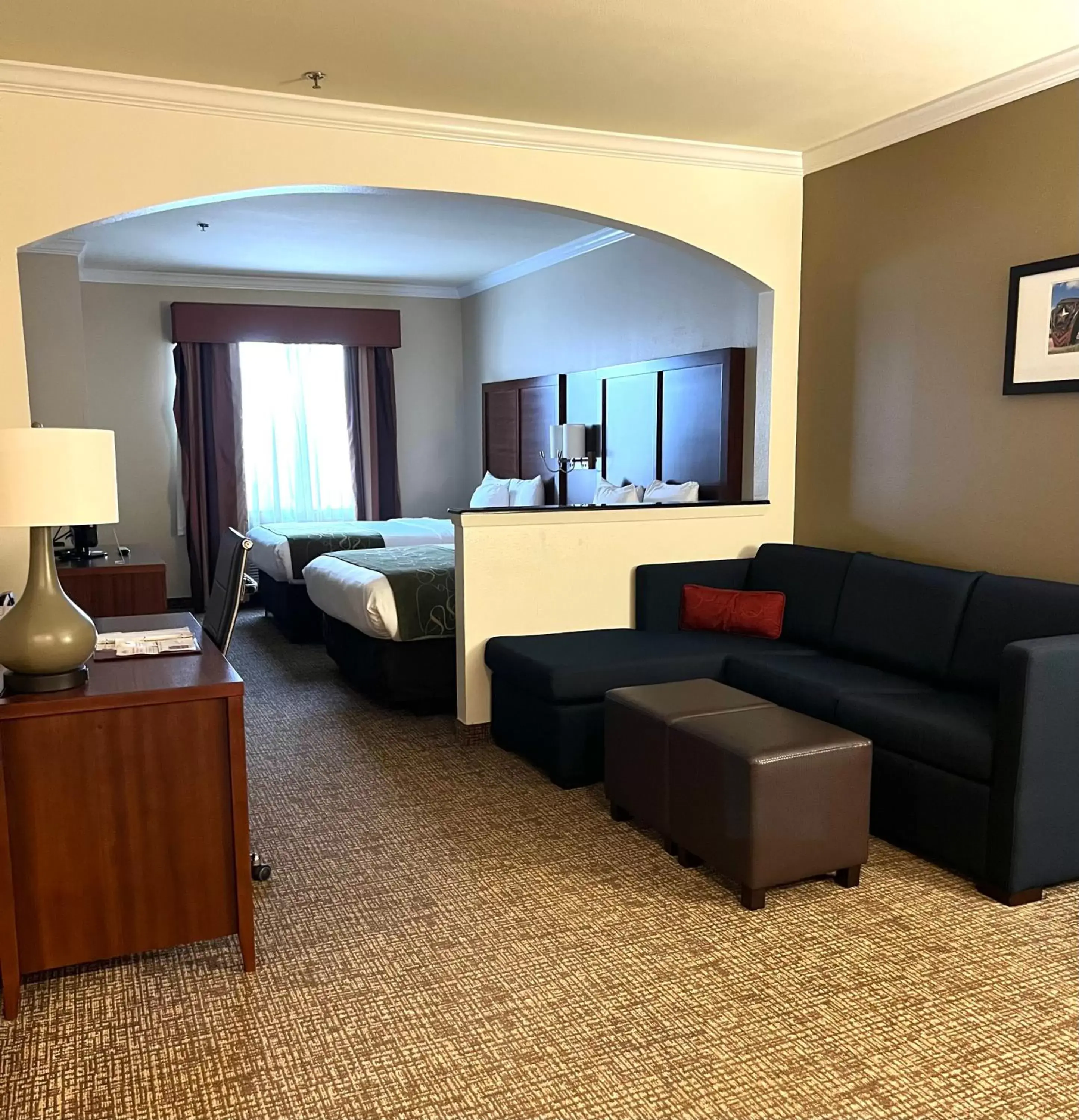 Photo of the whole room, Seating Area in Comfort Suites Texas Avenue