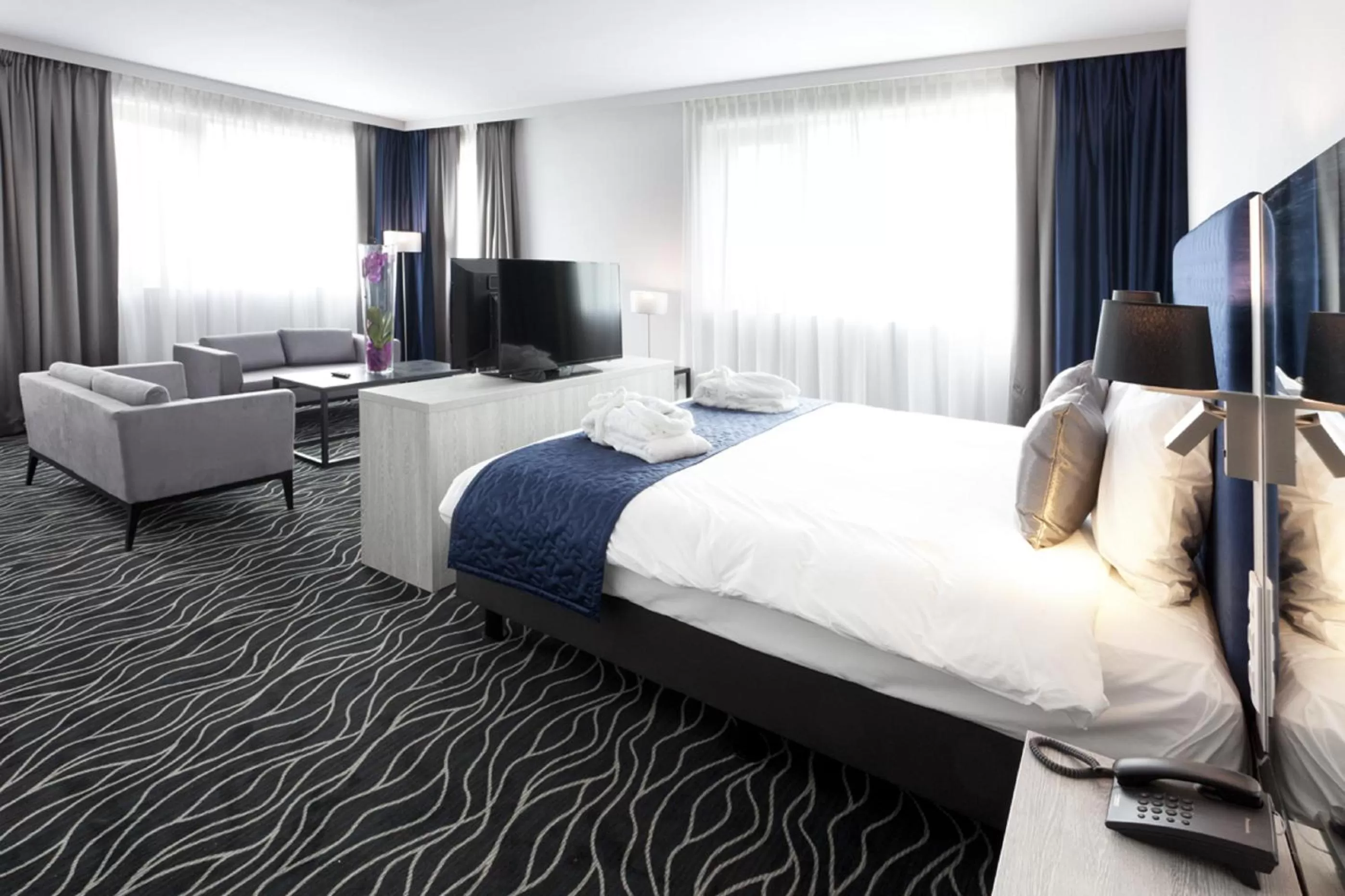 Bed in Van der Valk Hotel Mons Congres & Spa