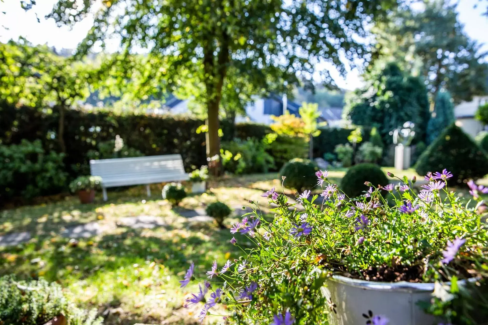 Garden in Romantik Hotel Neuhaus