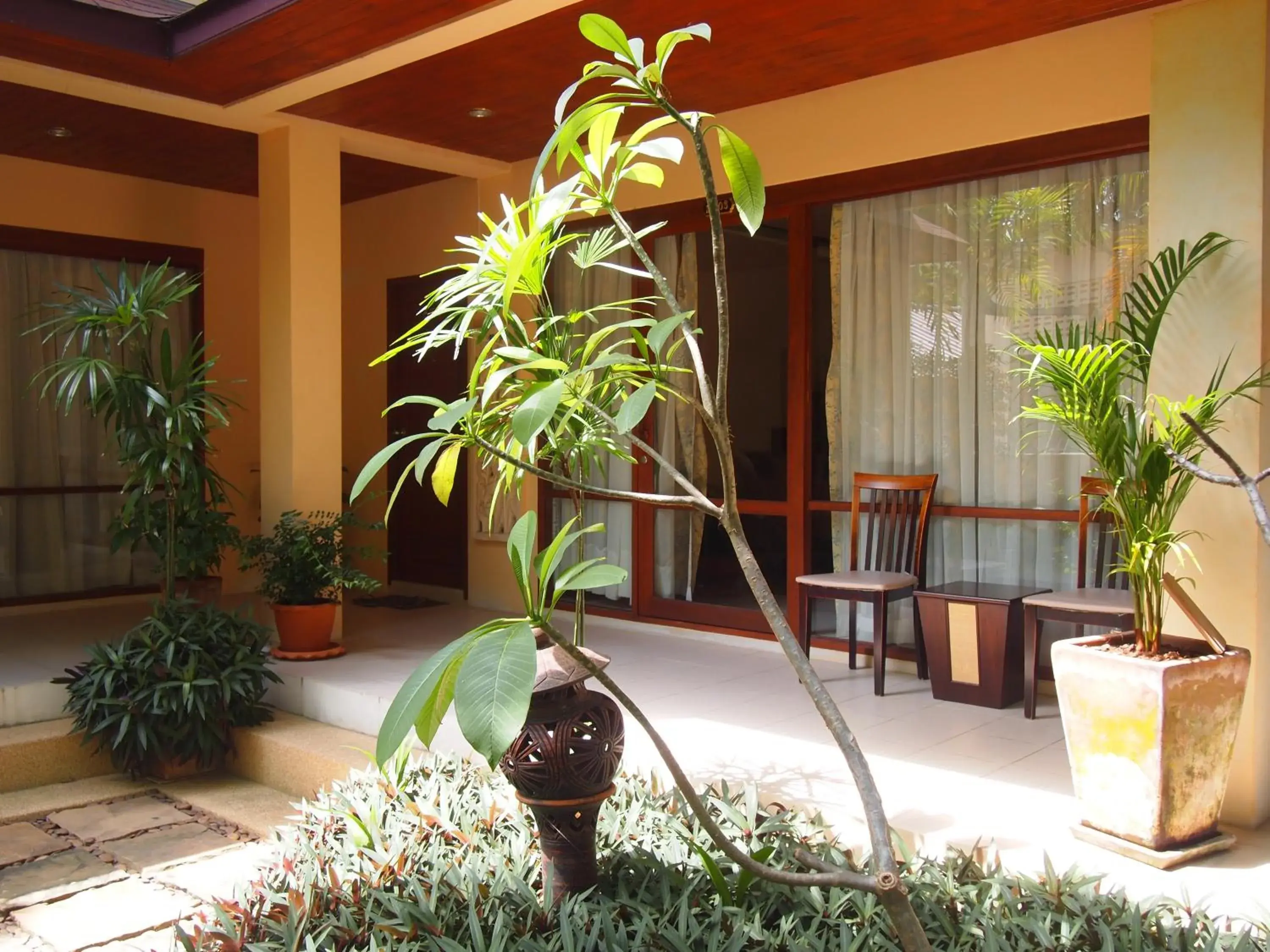 Balcony/Terrace in Summer Inn