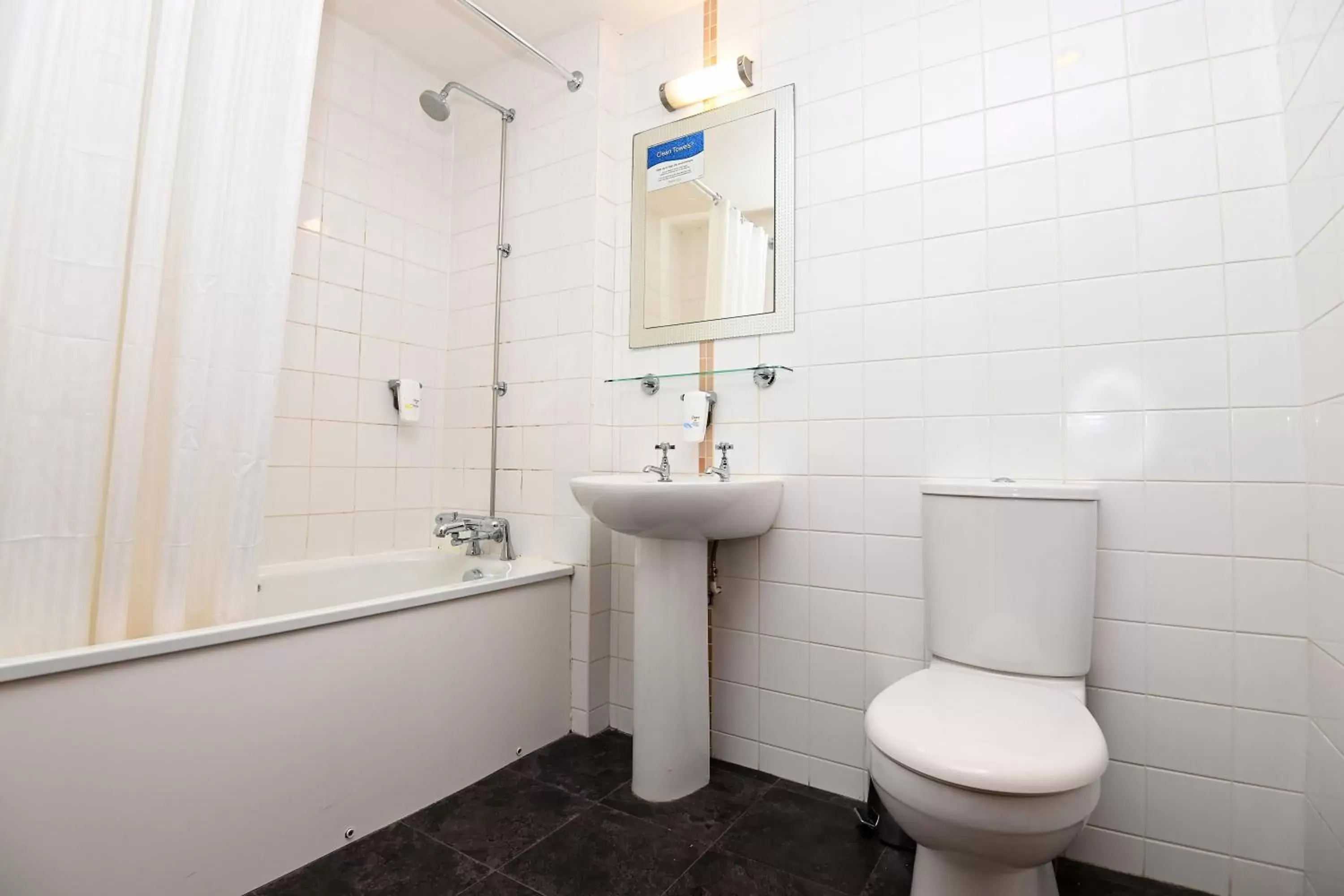 Bathroom in White Hart, Exeter by Marston's Inns