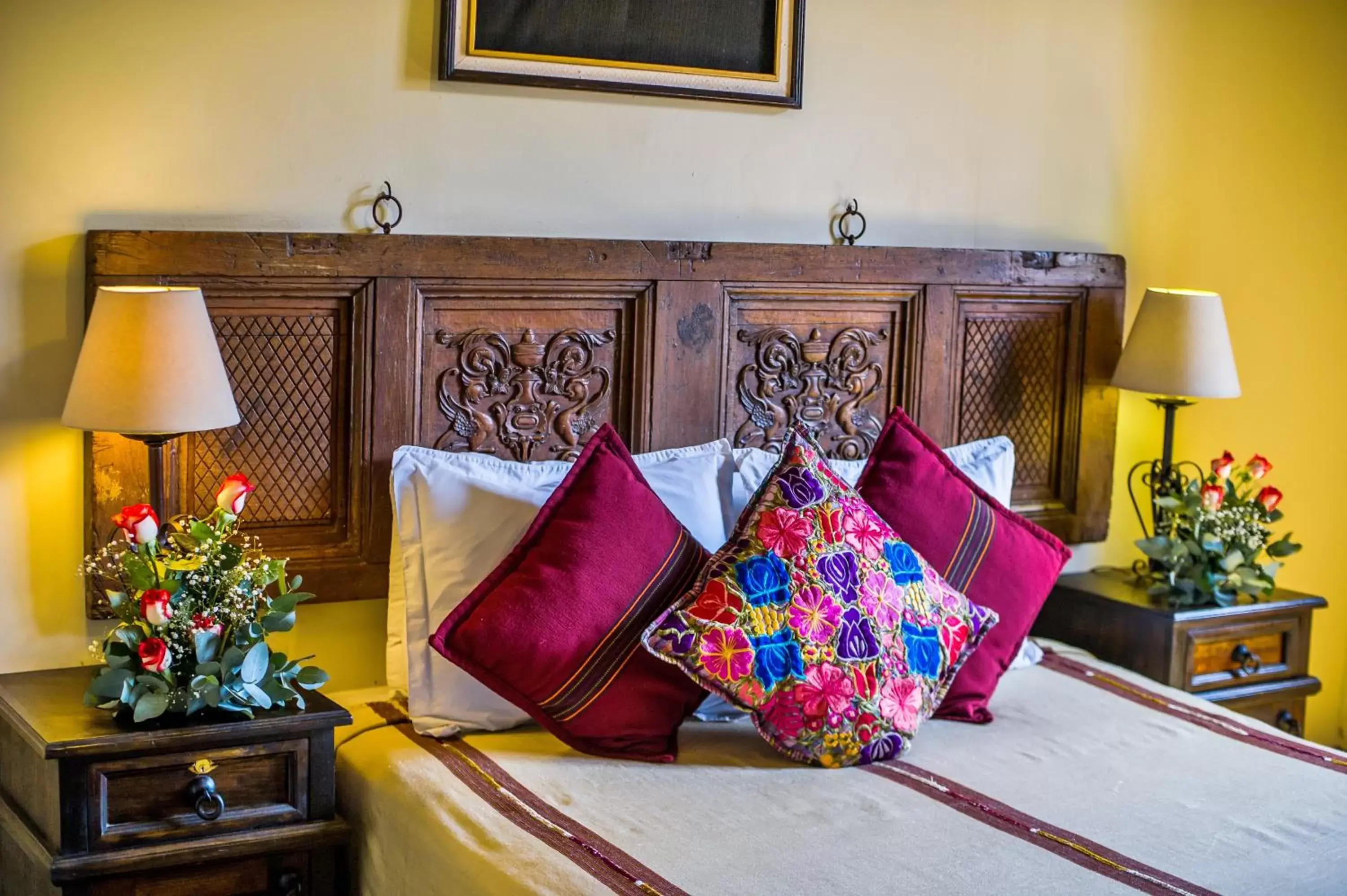 Decorative detail, Bed in Hotel Convento Santa Catalina by AHS