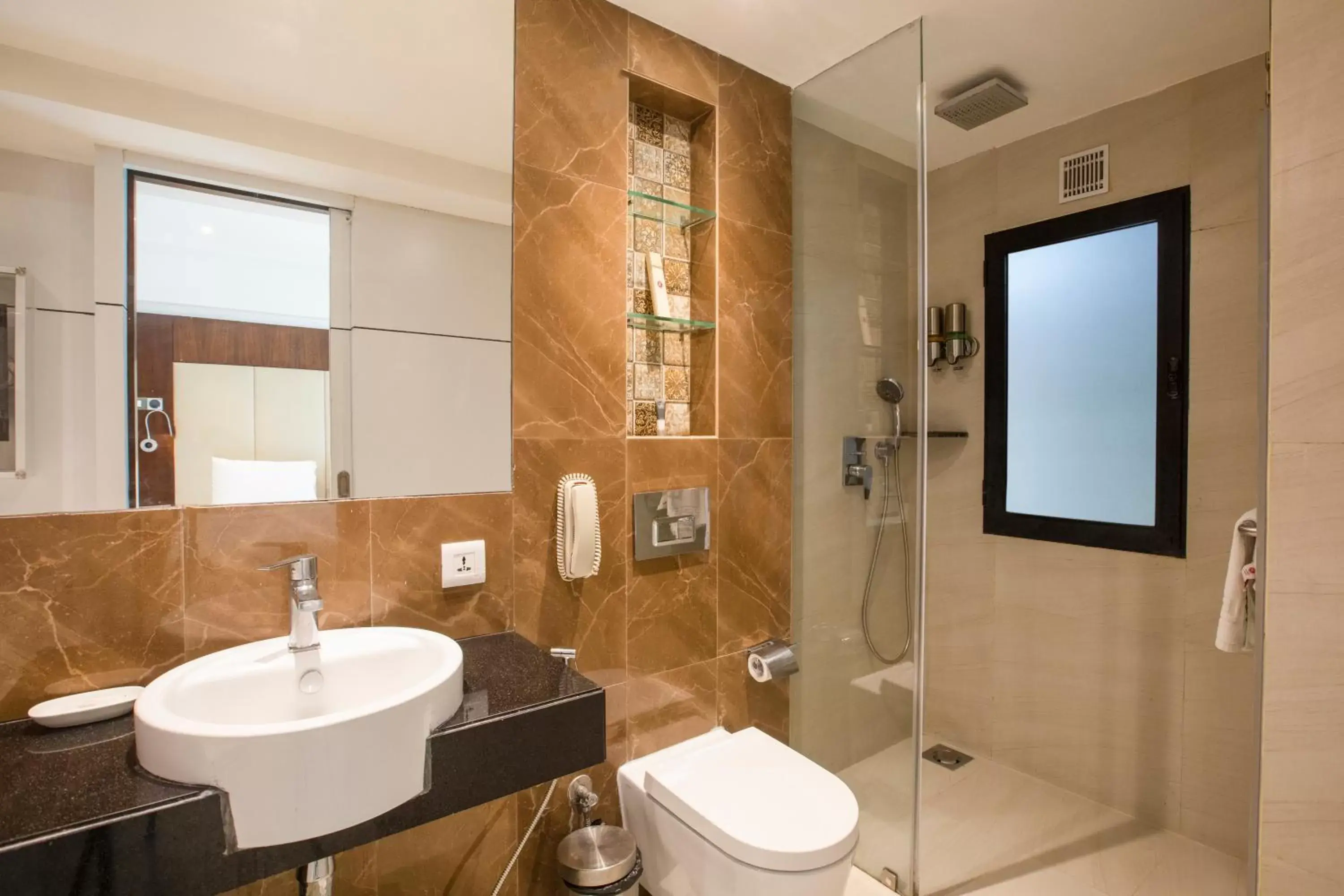 Shower, Bathroom in Ramee Techome