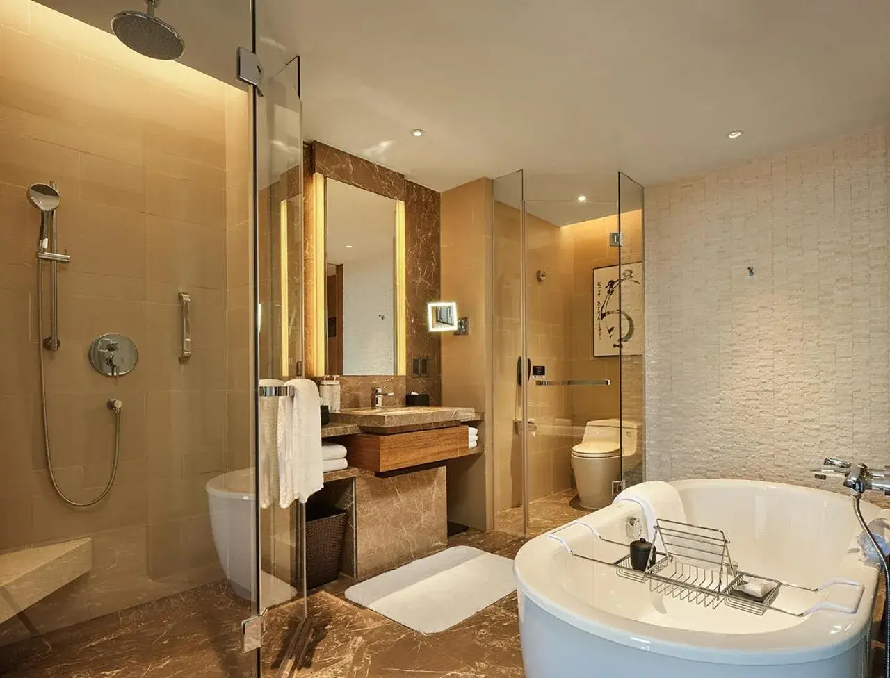 Bathroom in HUALUXE Ningbo Harbor City, an IHG Hotel