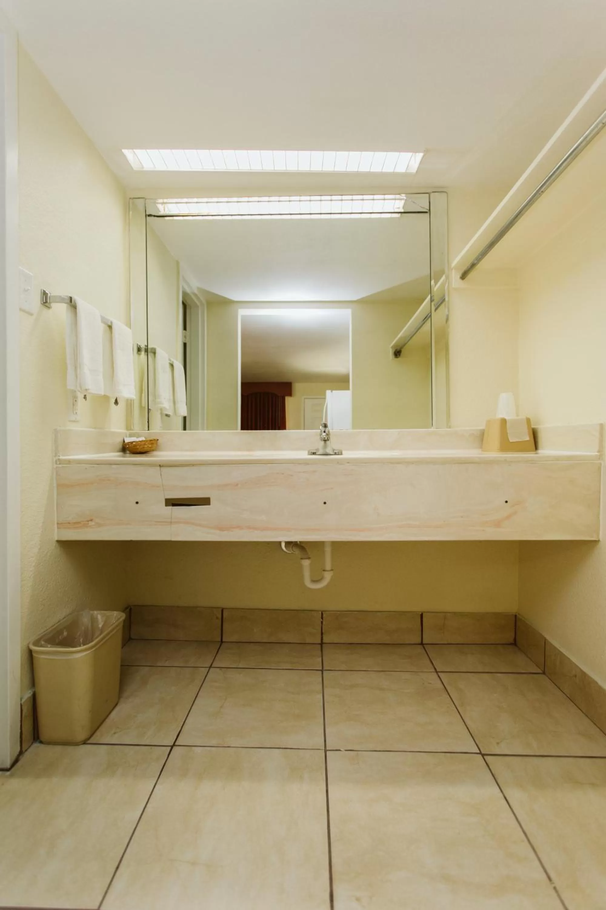 Bathroom in Space City Inn