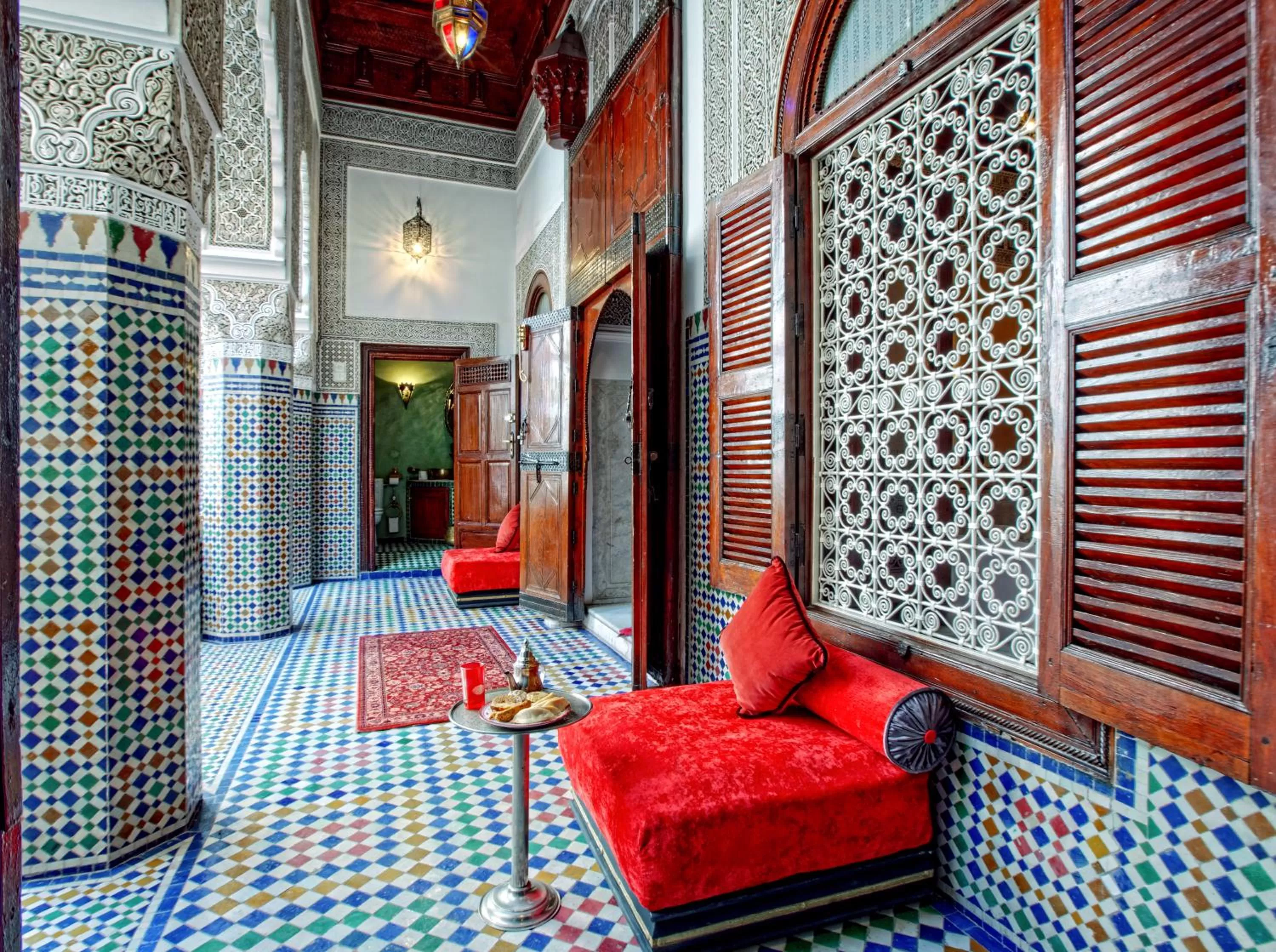 Living room in Riad Dar Essalam