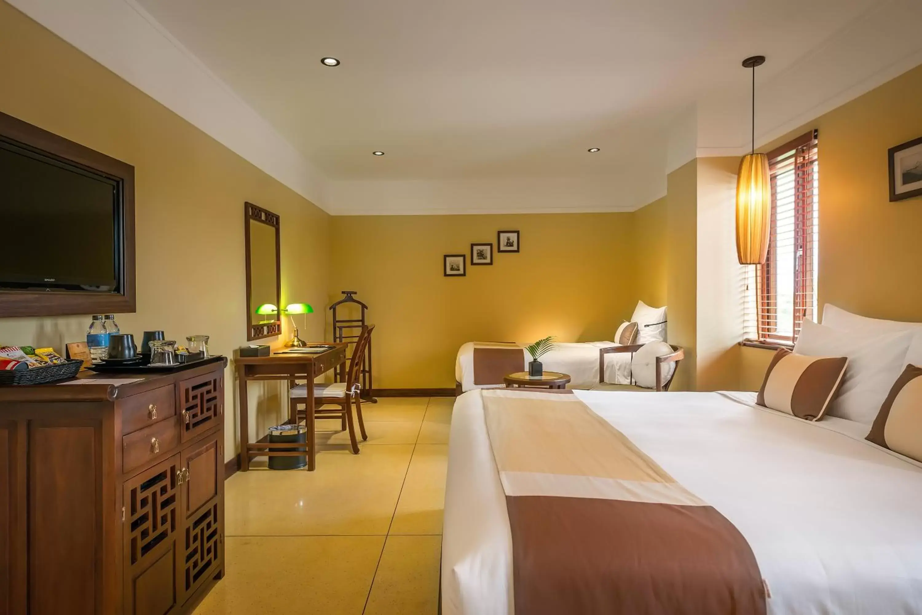 Bed in La Siesta Hoi An Resort & Spa
