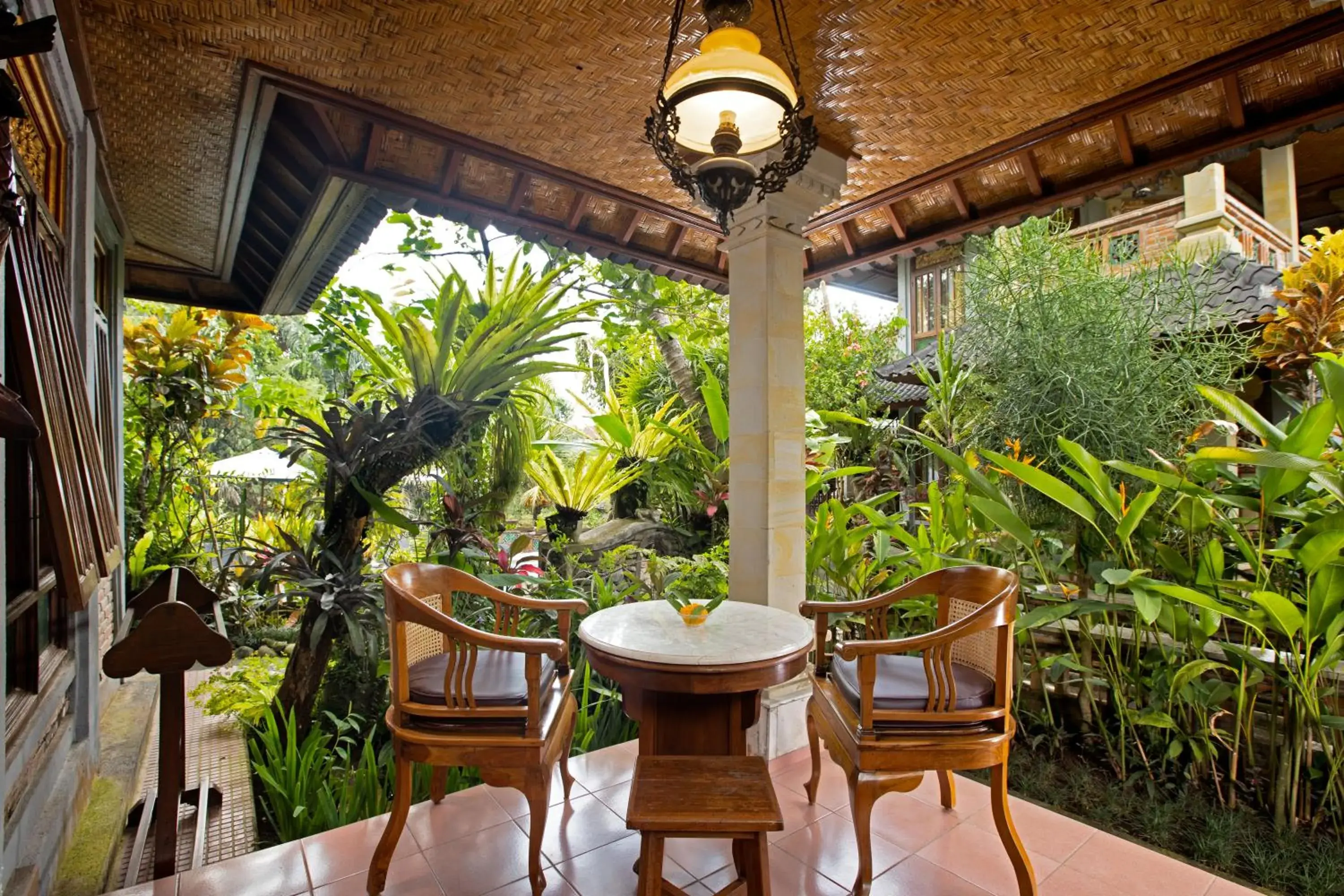 Balcony/Terrace, Restaurant/Places to Eat in Ketut's Place Bed & Breakfast Ubud