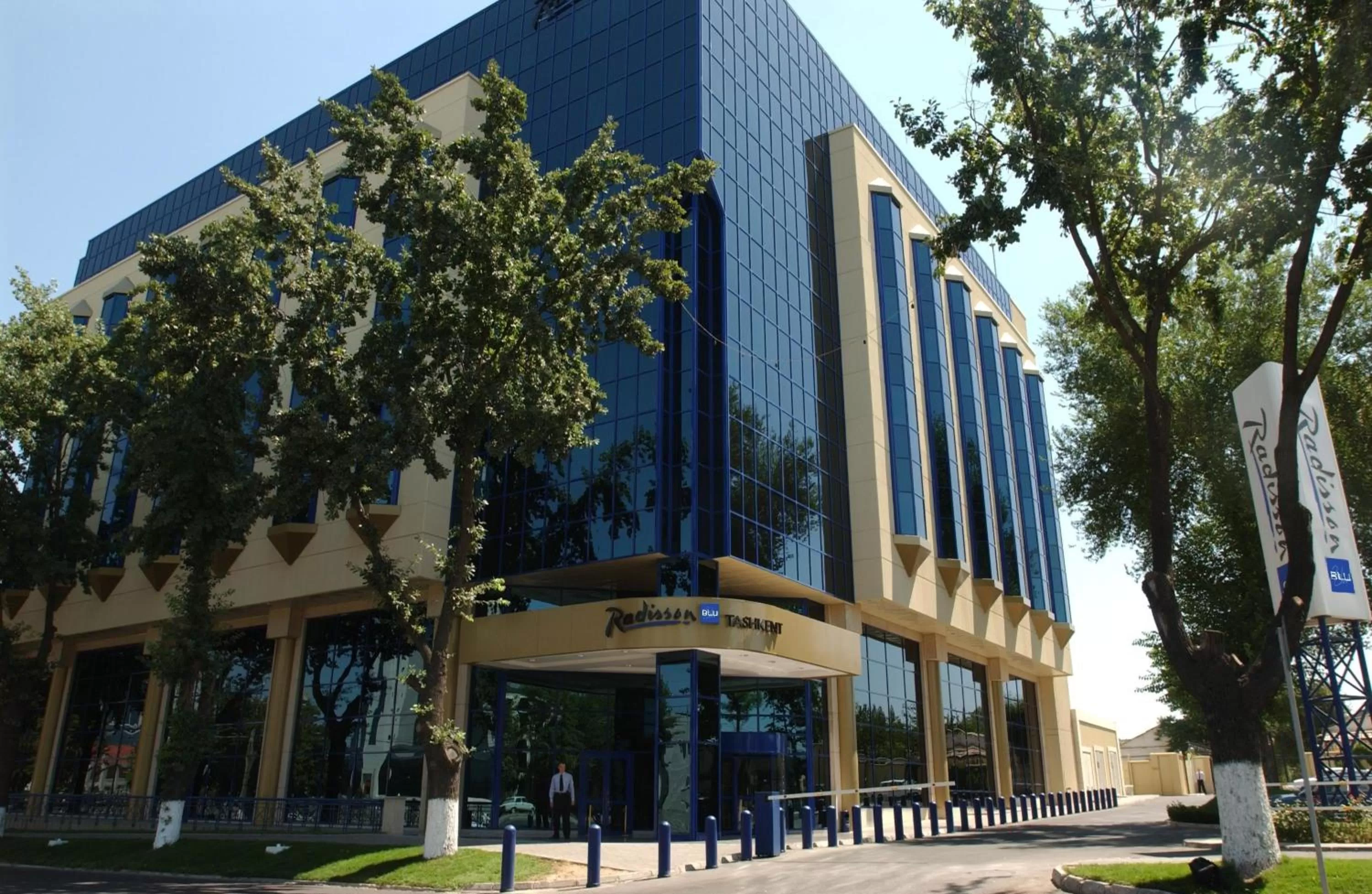 Facade/entrance in Radisson Blu Hotel, Tashkent