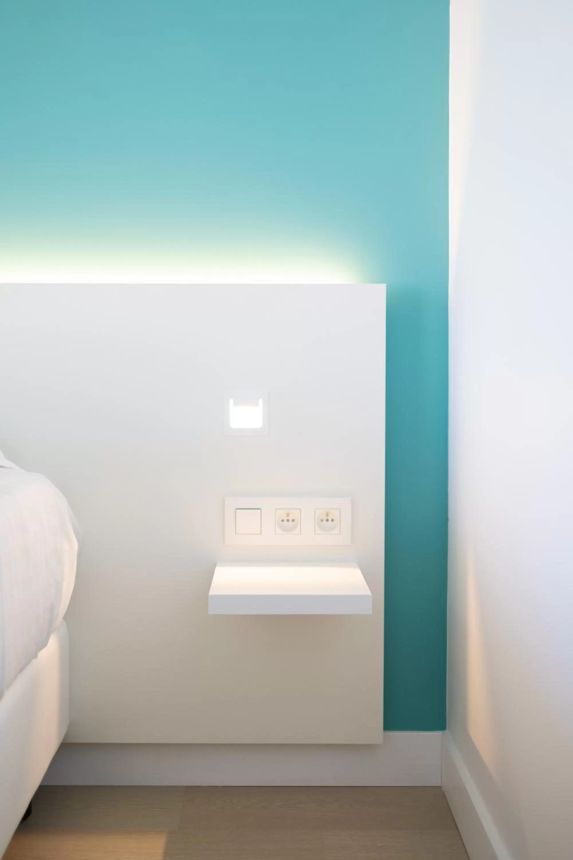 Bed in Hôtel Riva Art & Spa