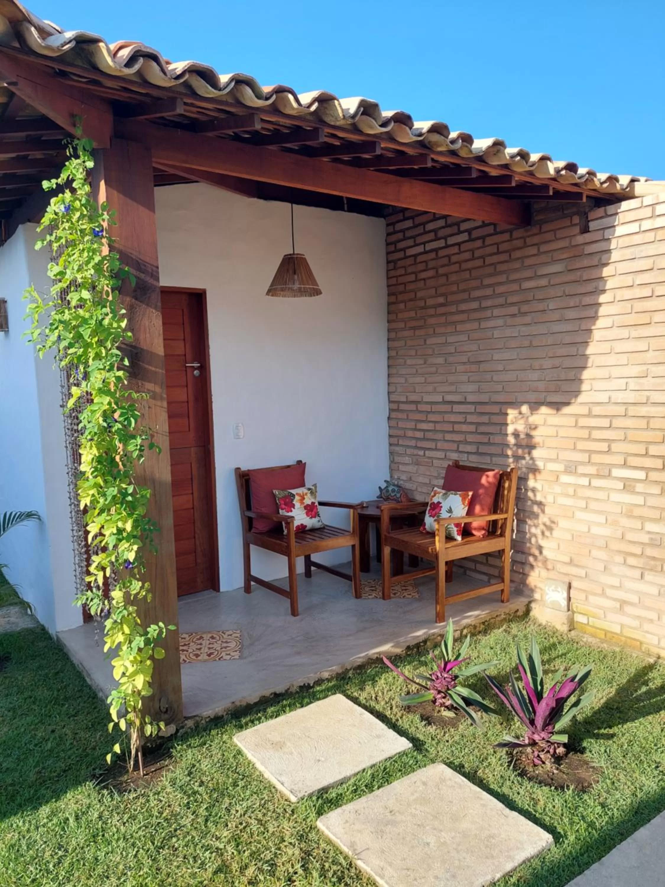 Patio in Arataba Hotel Boutique e Bistrô - 150 mts do mar