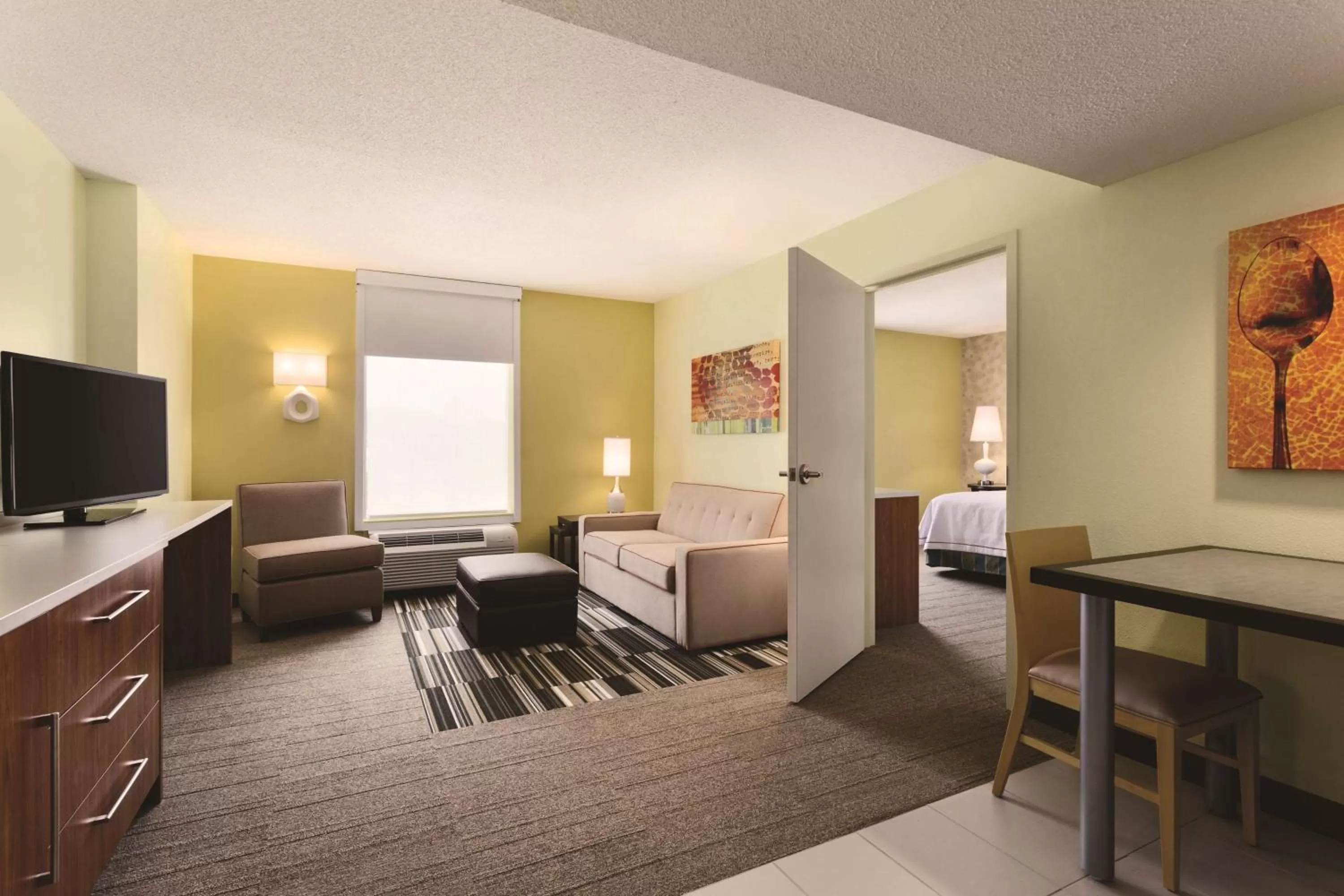 View (from property/room), Bed in Home2Suites Pittsburgh Cranberry