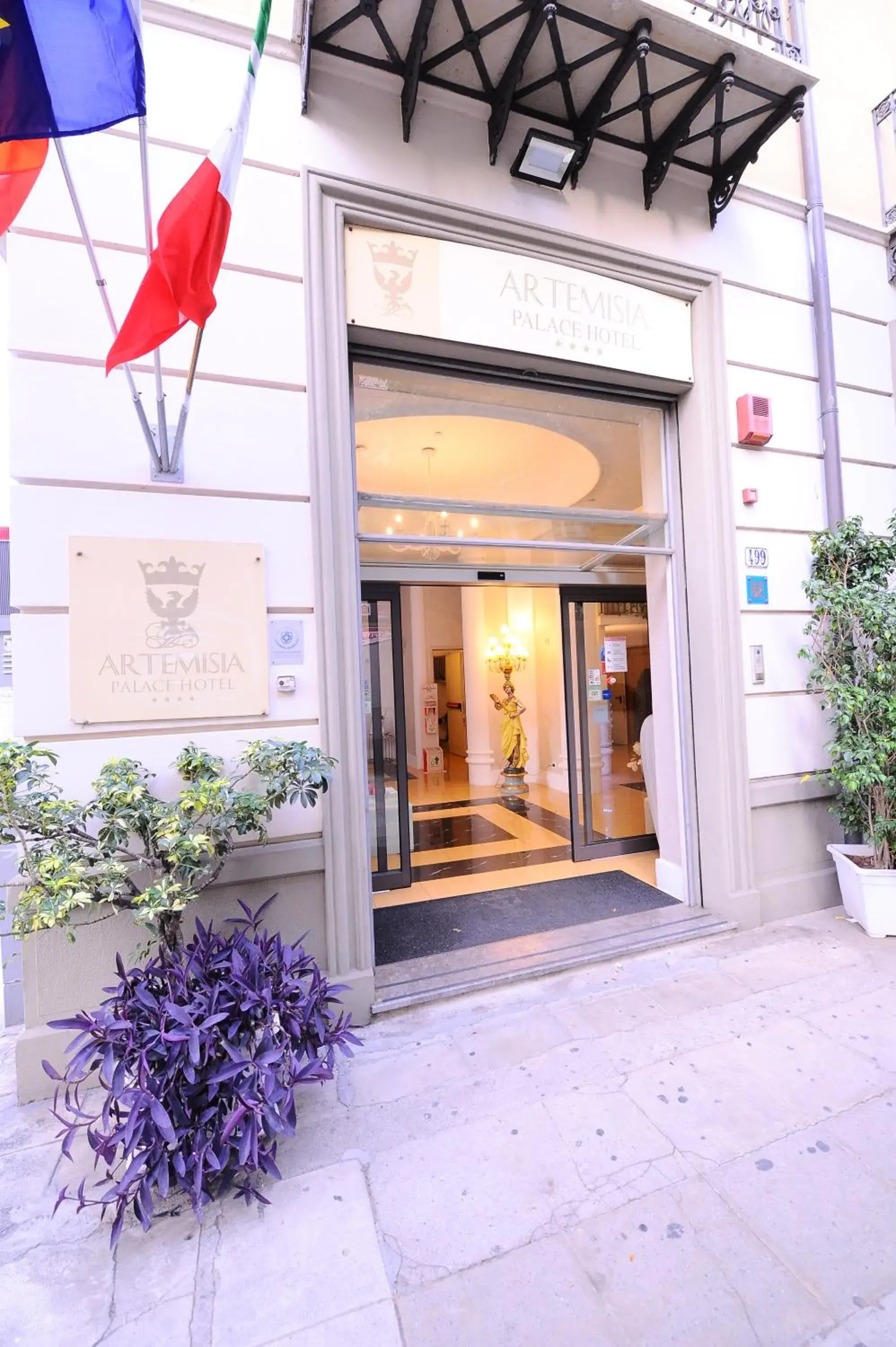 Facade/entrance in Artemisia Palace Hotel
