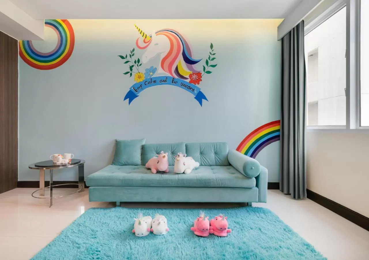 Seating area in FuramaXclusive Asoke, Bangkok