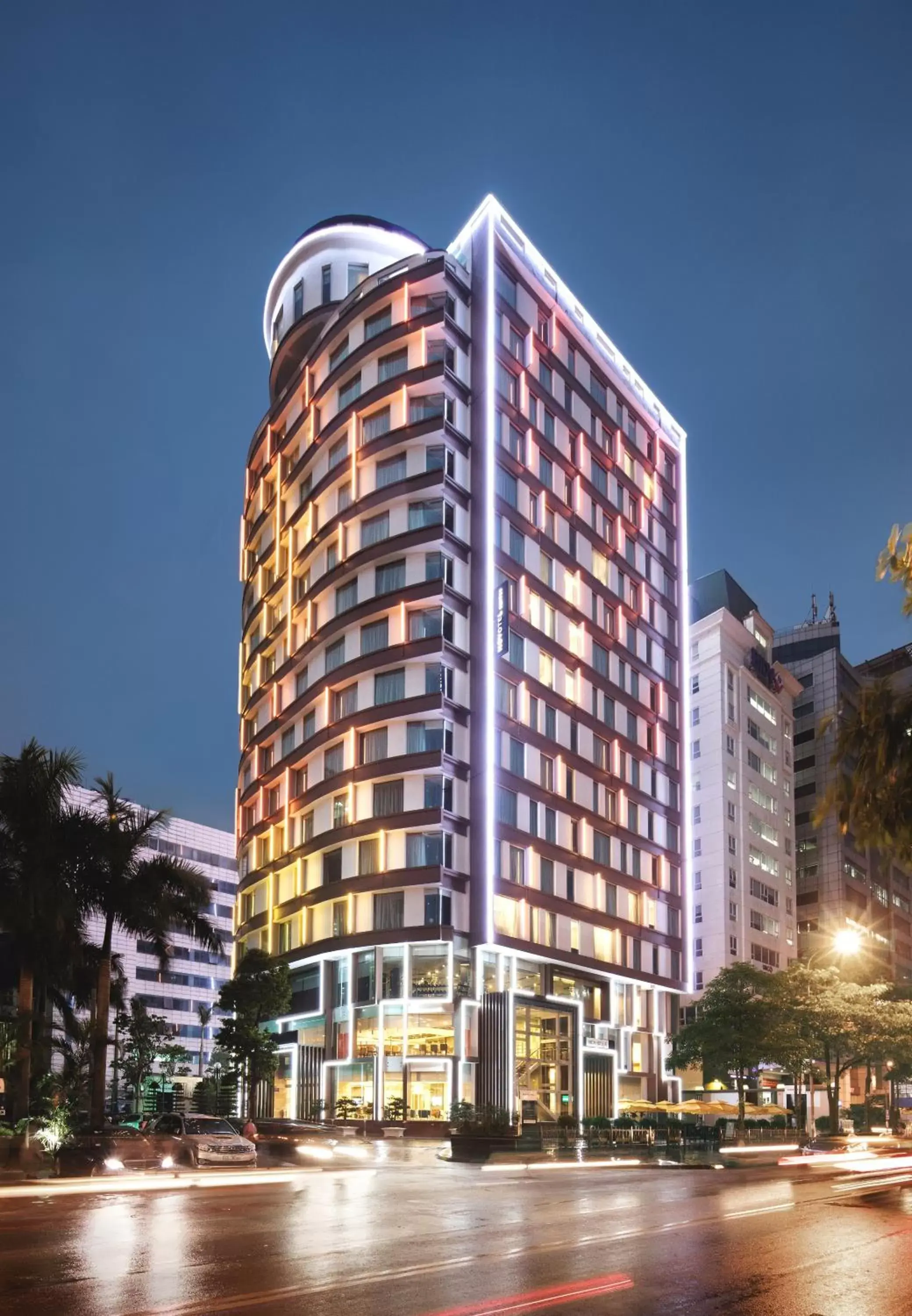 Facade/entrance, Property Building in Novotel Suites Hanoi