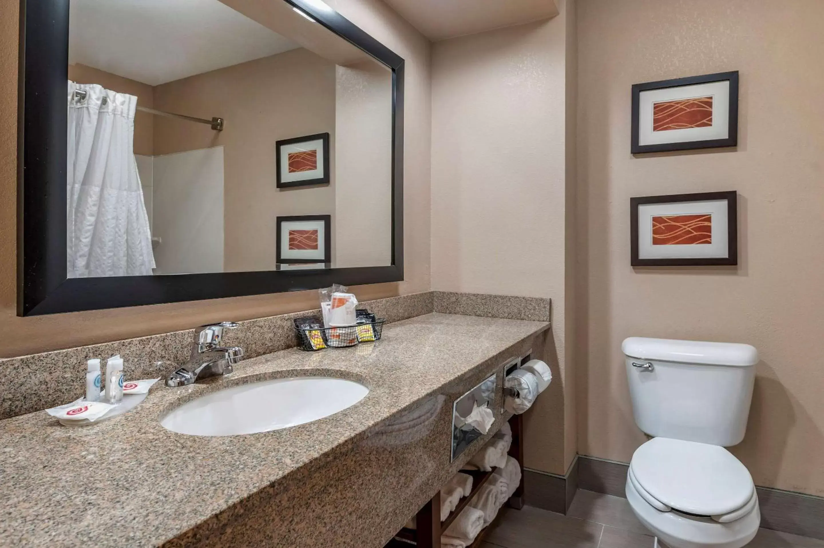 Bathroom in Comfort Inn Lawrenceburg