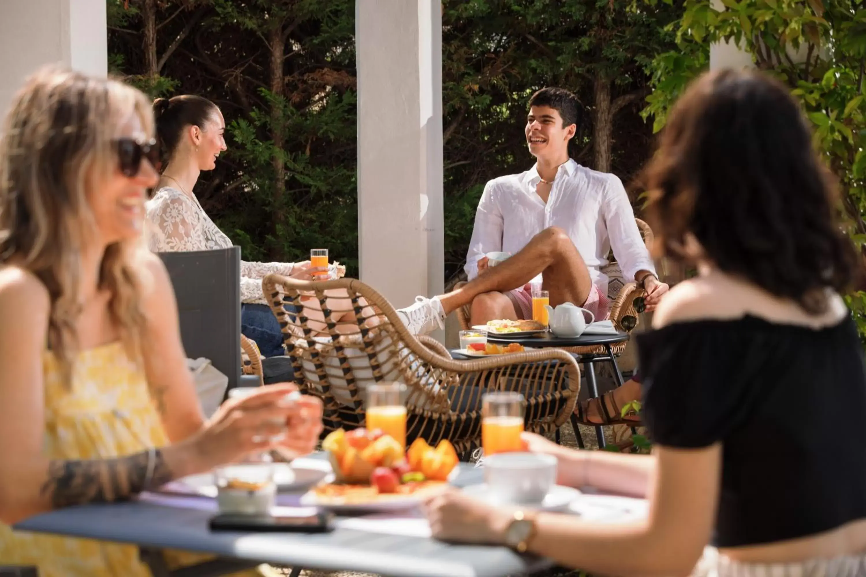 People in The Originals Boutique, Hôtel des Orangers, Cannes (Inter-Hotel)