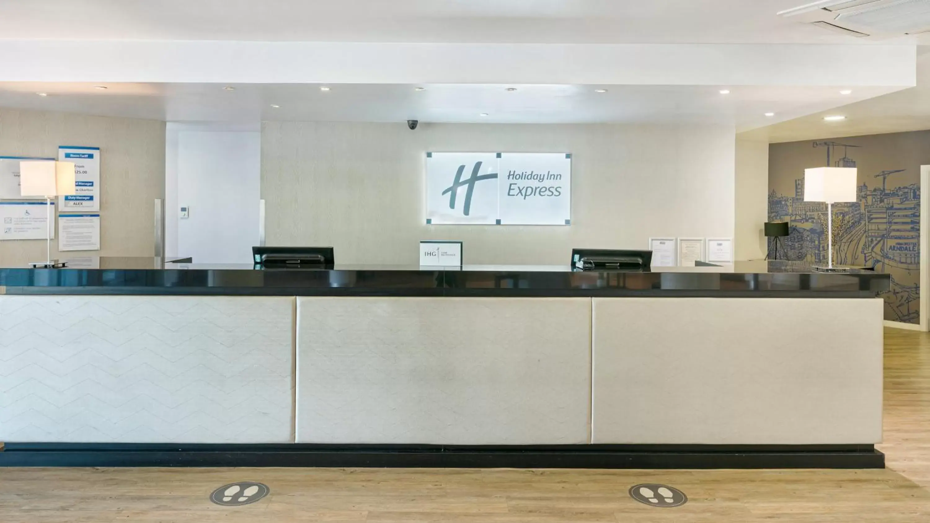 Property building, Lobby/Reception in Holiday Inn Express Leigh - Sports Village, an IHG Hotel