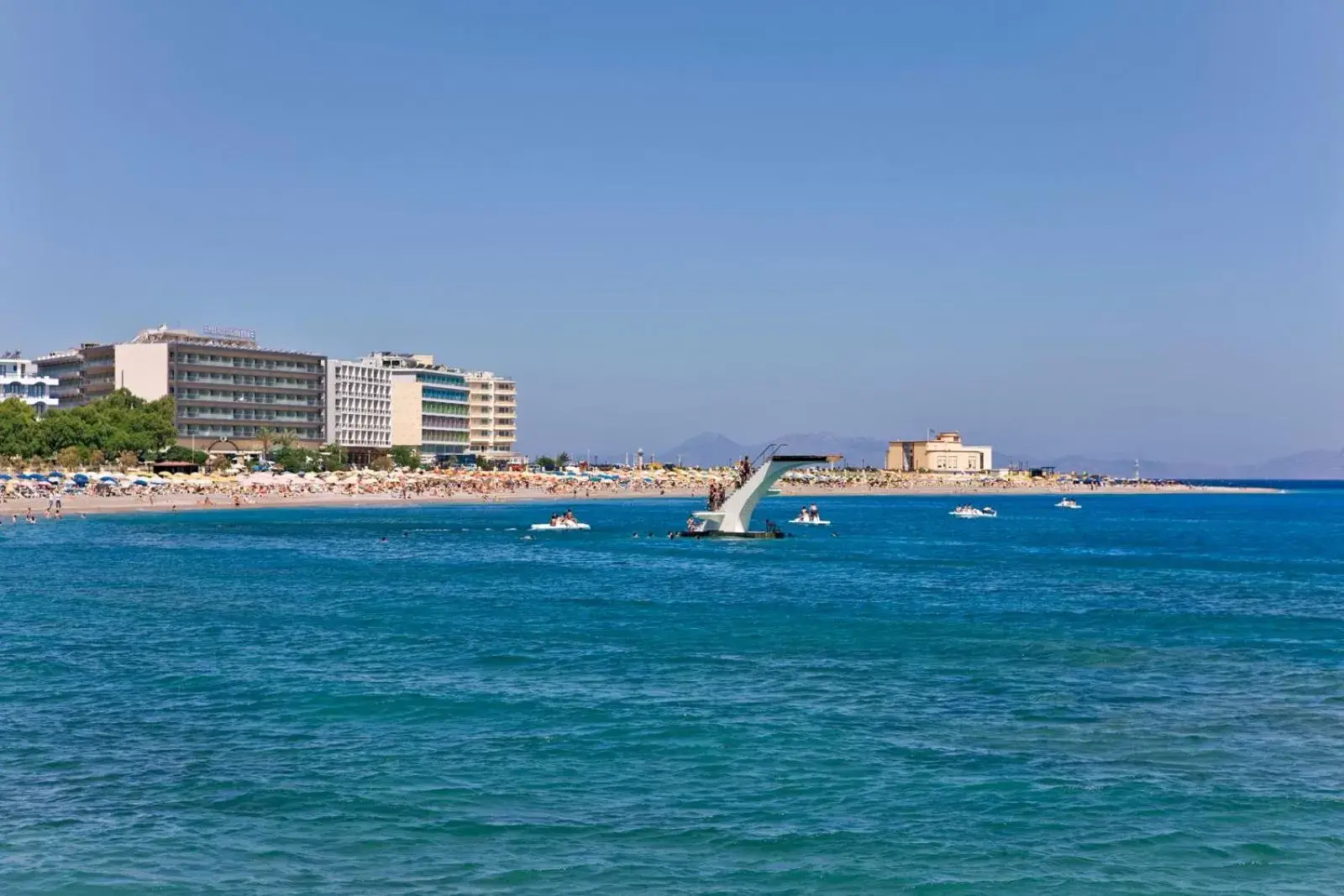 Beach in Mediterranean Hotel