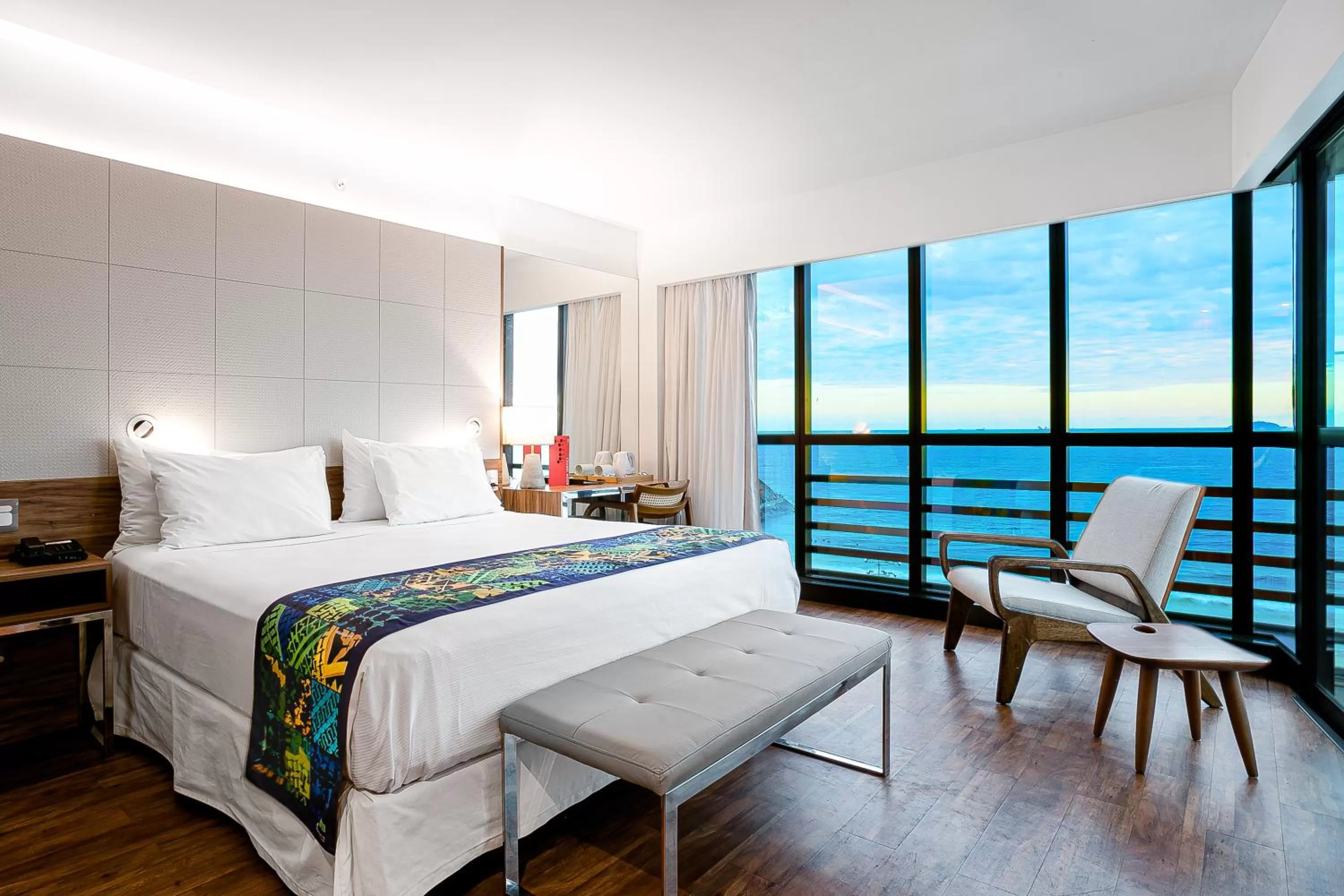 Photo of the whole room, Bed in Arena Leme Hotel