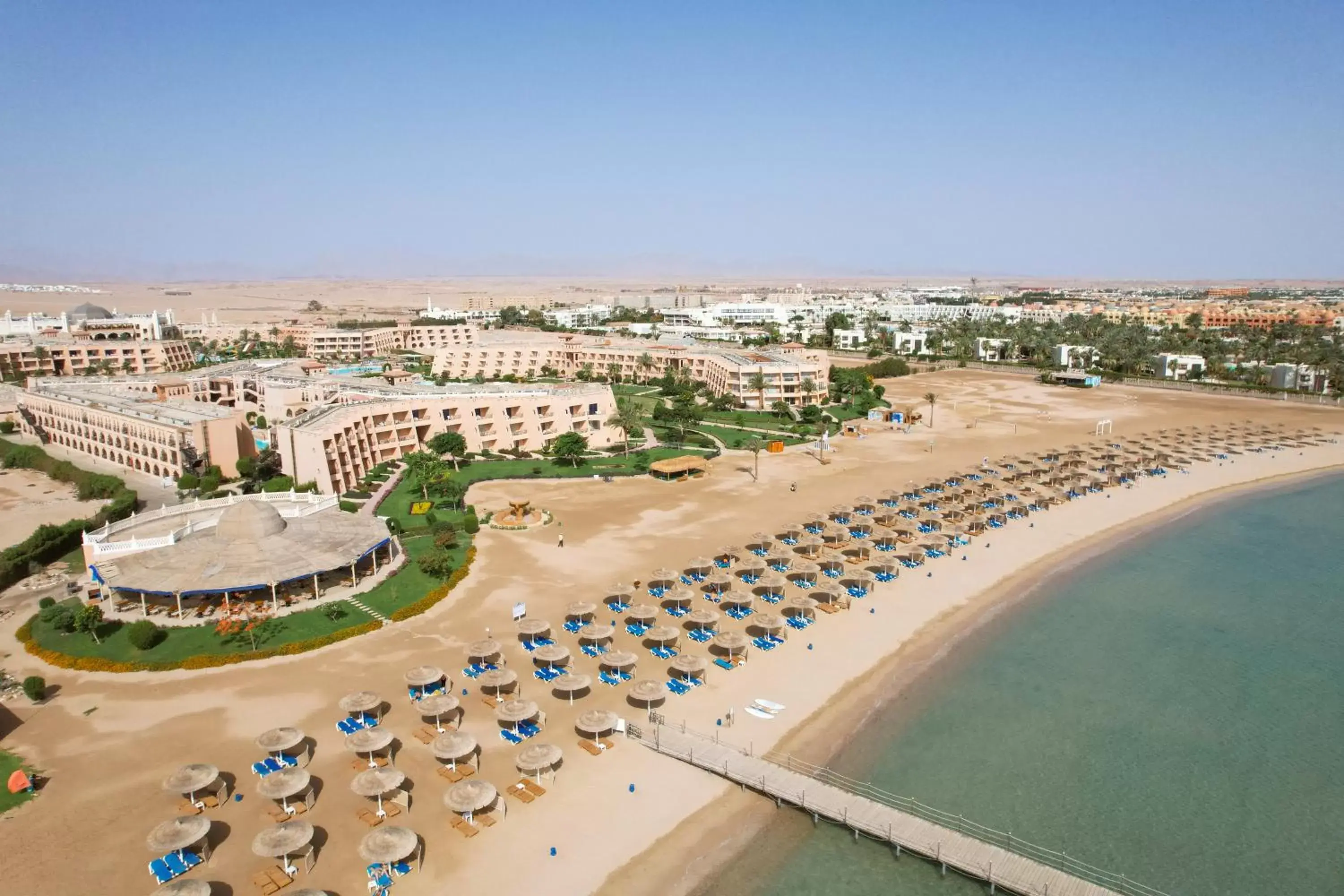 Beach, Bird's-eye View in Jasmine Palace Resort