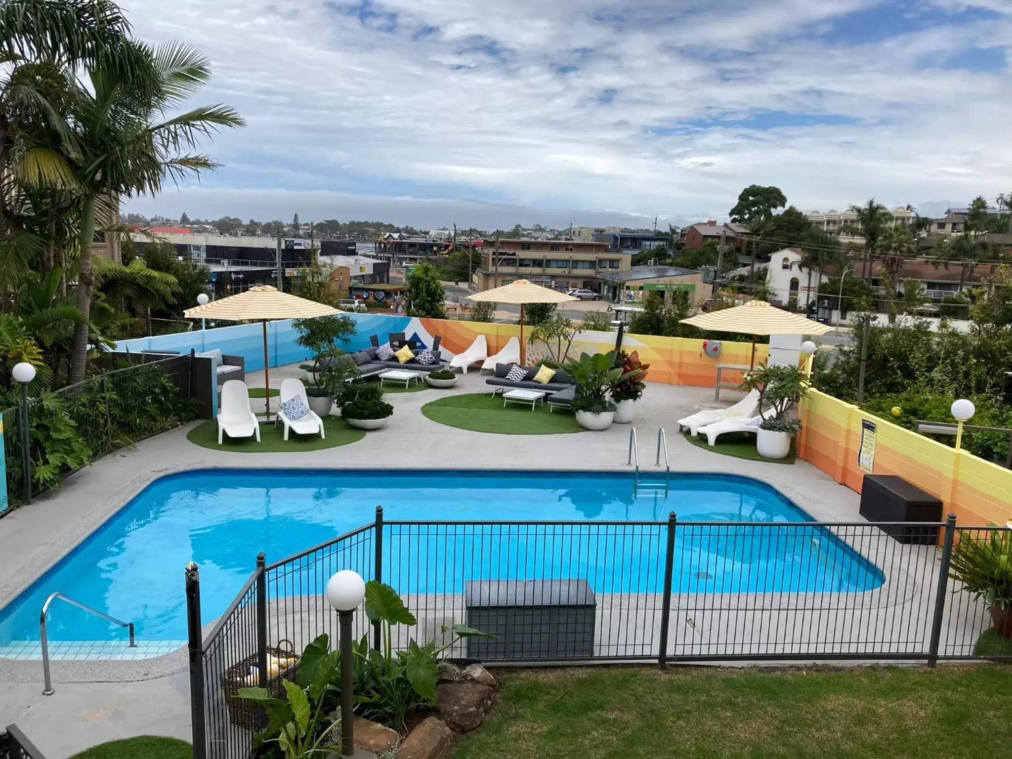 Pool View in South Seas Motel