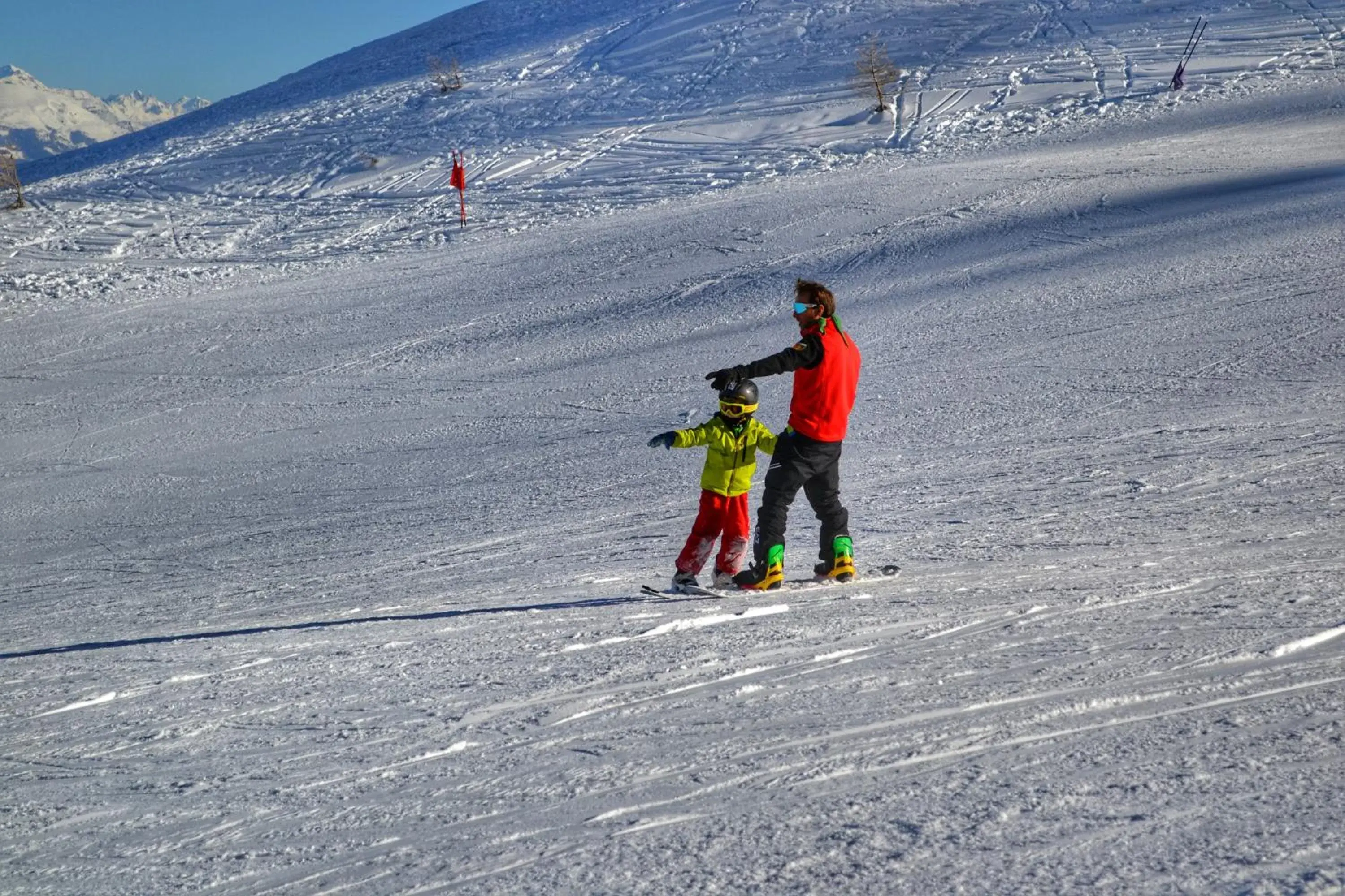 Skiing in Hotel Berthod