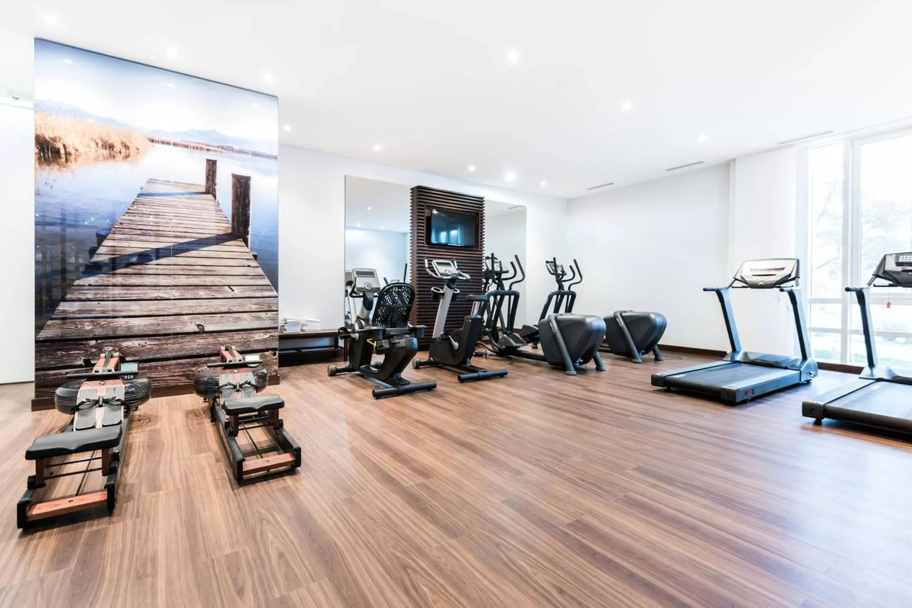 Fitness centre/facilities, Fitness Center/Facilities in Munich Airport Marriott Hotel