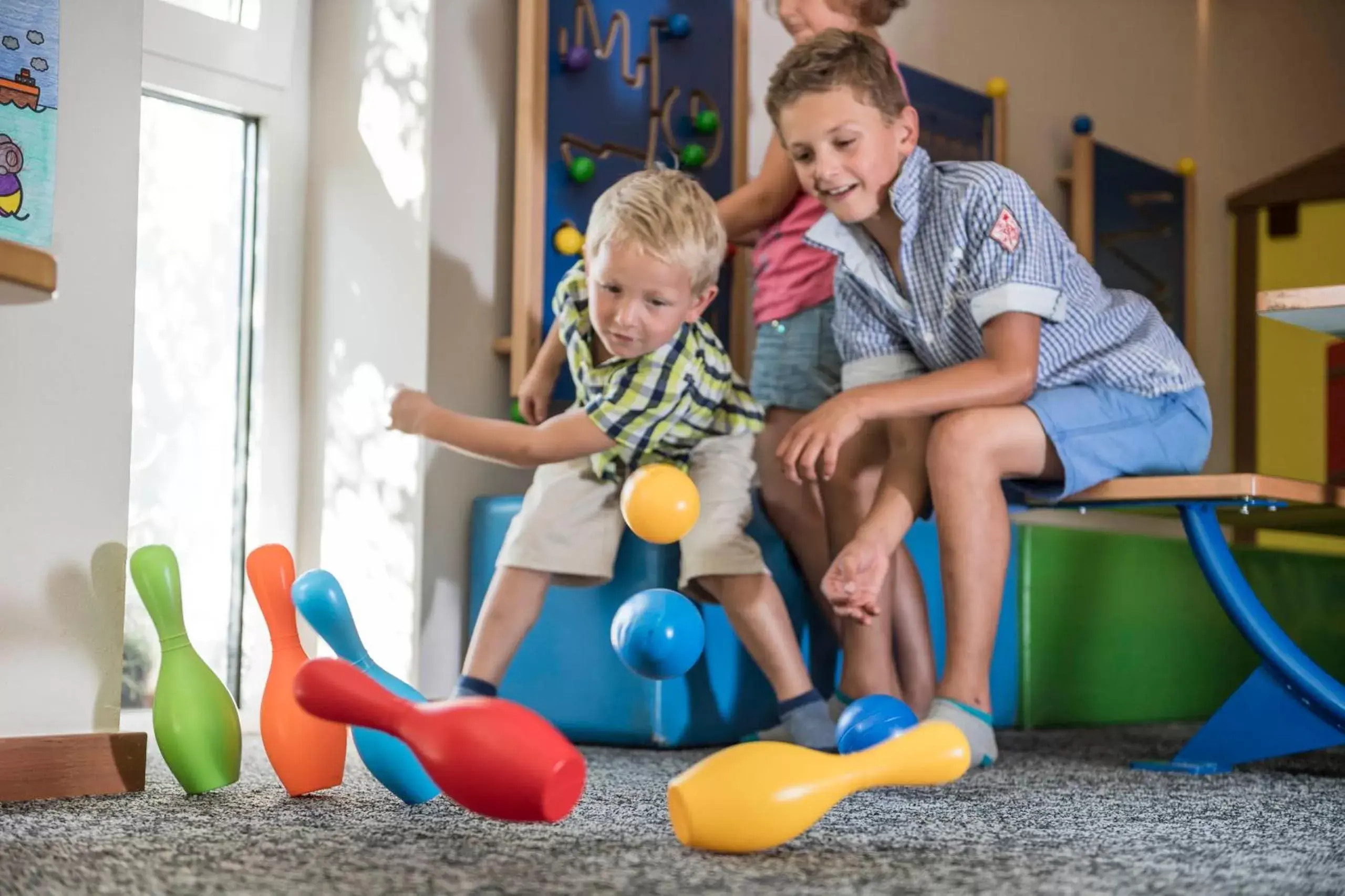 Children play ground, Children in Hotel Schwefelbad (Schenna Resort)